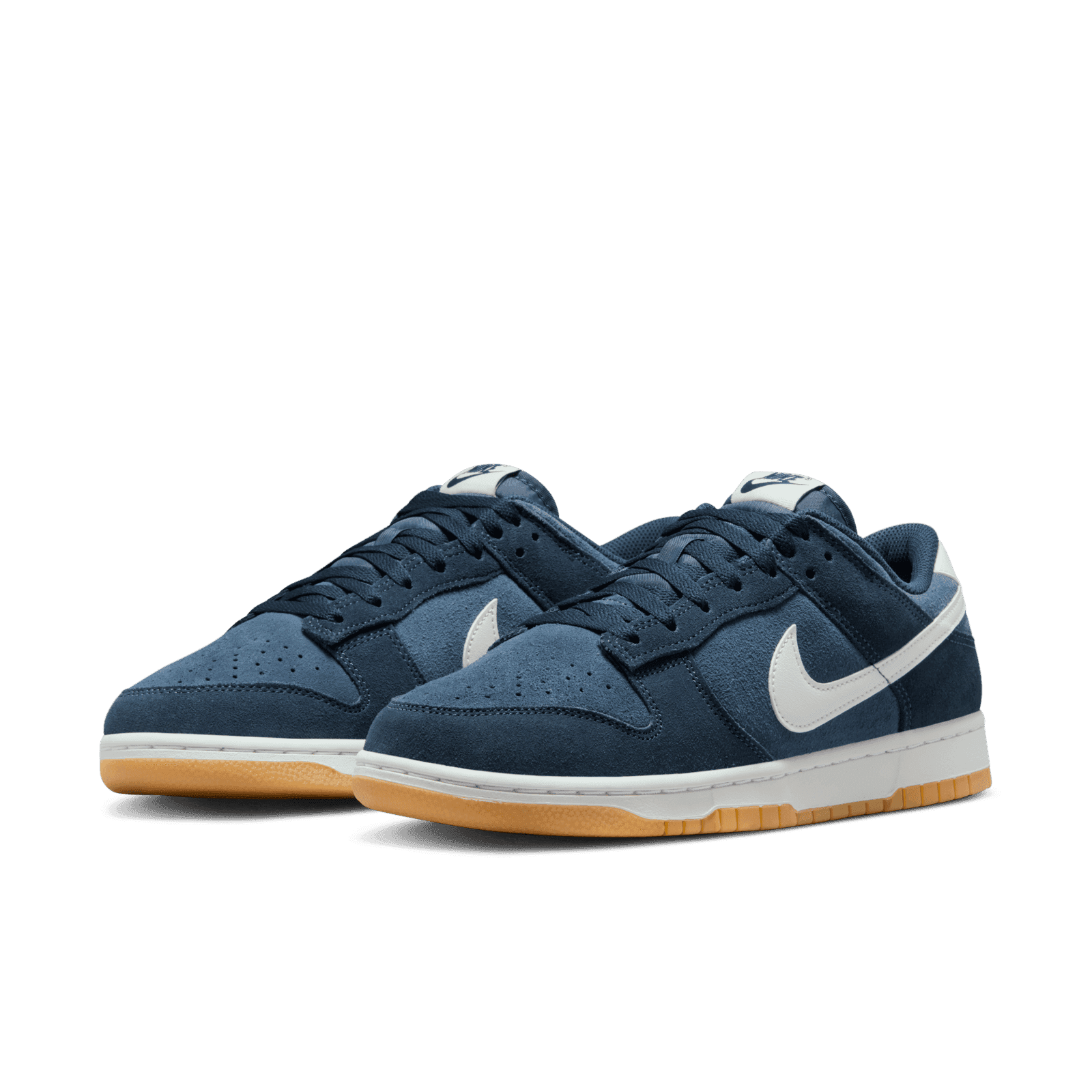 The Nike Dunk Low Suede Armory Navy Gum Releases October 2024