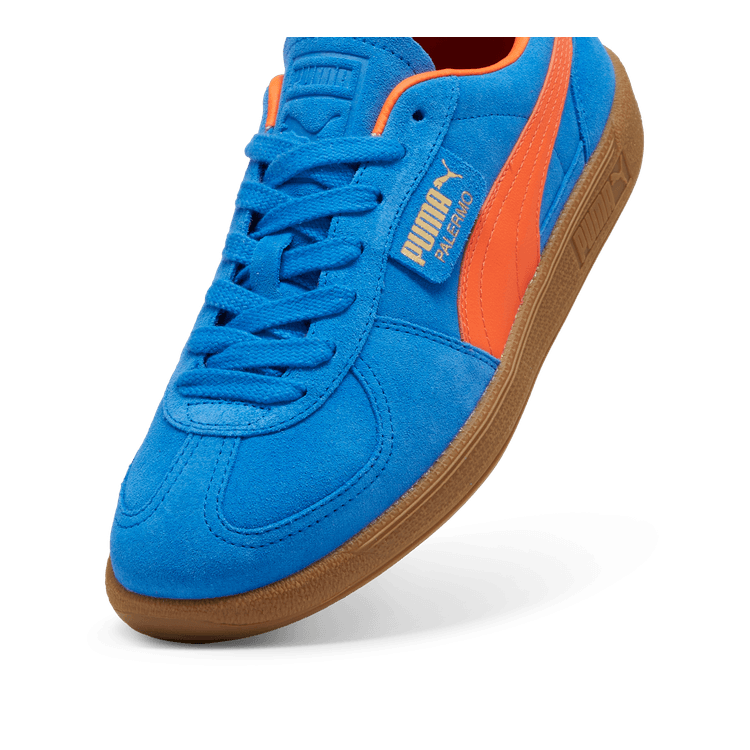 PUMA Palermo Sneakers in Hyperlink Blue/Flame Flicker/Gum - 396463