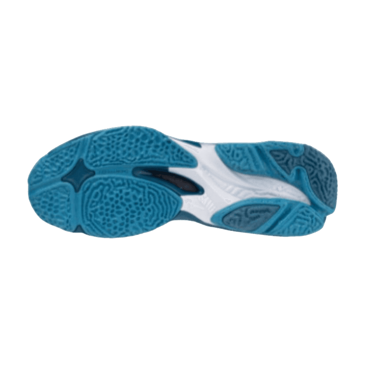Mizuno Wave Lightning Z8 White Blue - V1GA240021 Raffles & Where