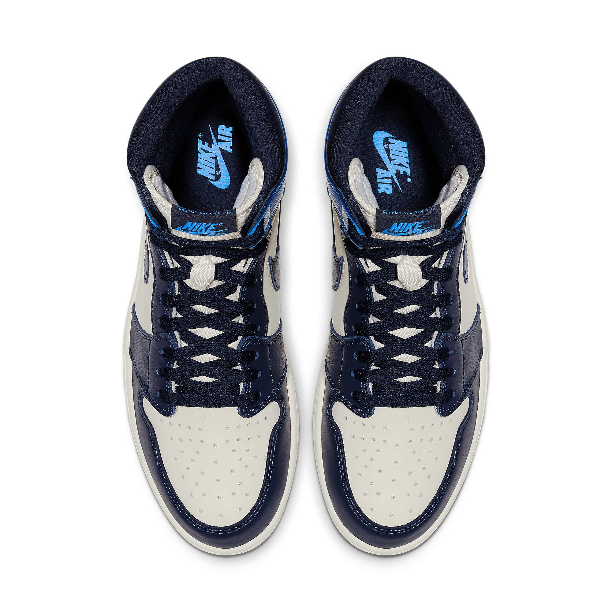 Air Jordan 1 Retro High OG Obsidian University Blue - 555088-140