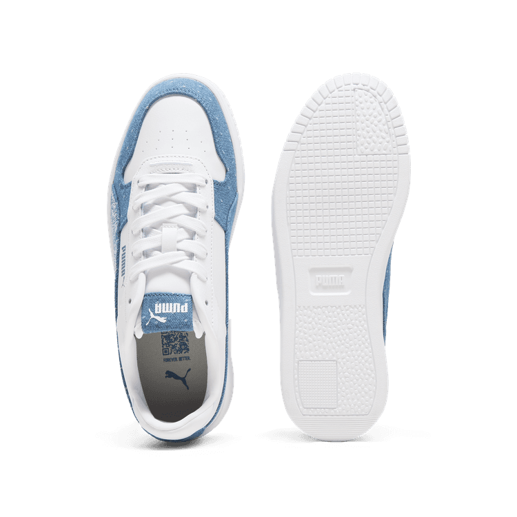 PUMA Carina Street Denim in White/Blue Horizon - 399075-01