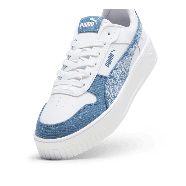 PUMA Carina Street Denim in White/Blue Horizon - 399075-01 Release