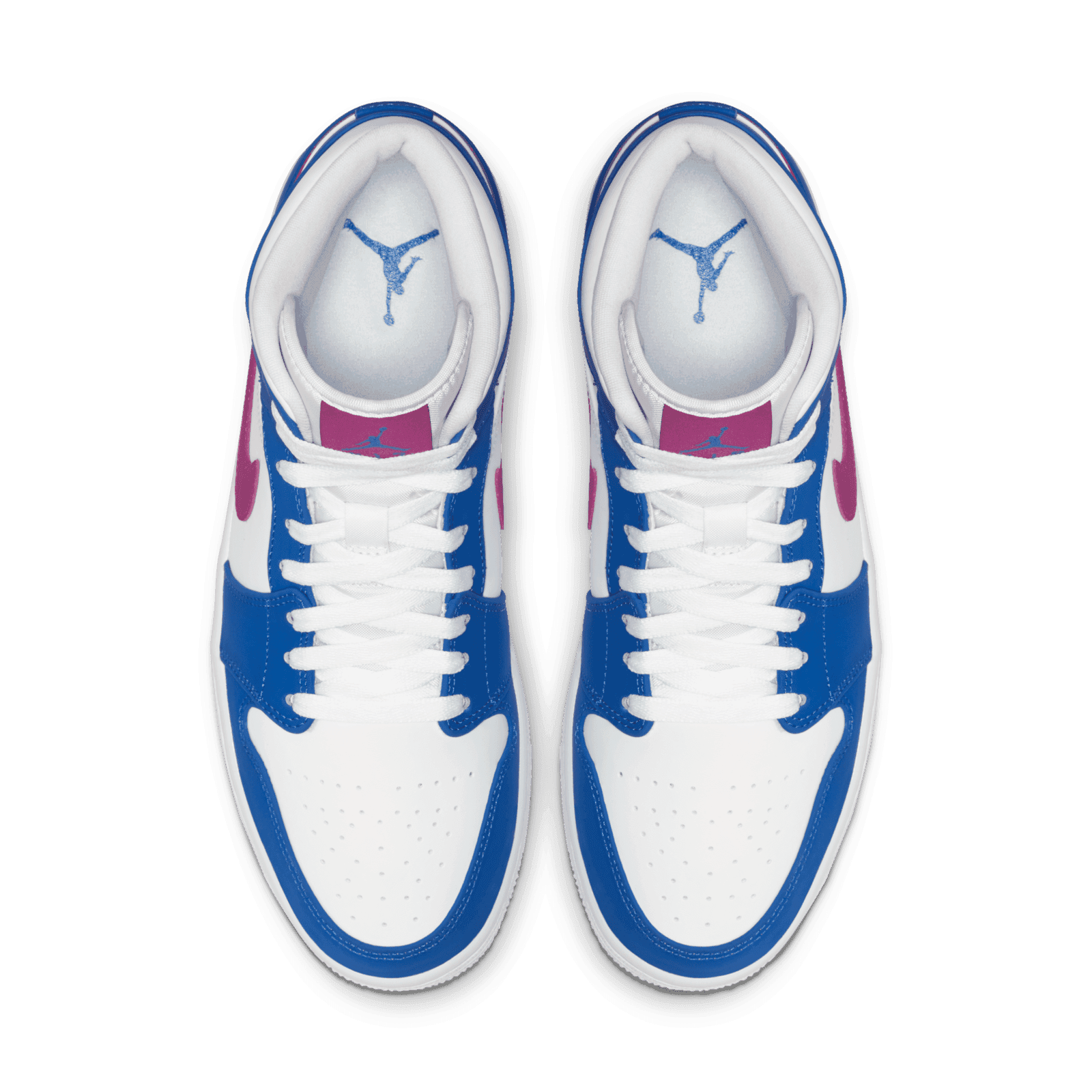 Jordan 1 Mid Hyper Royal Hyper Violet - 554724-451