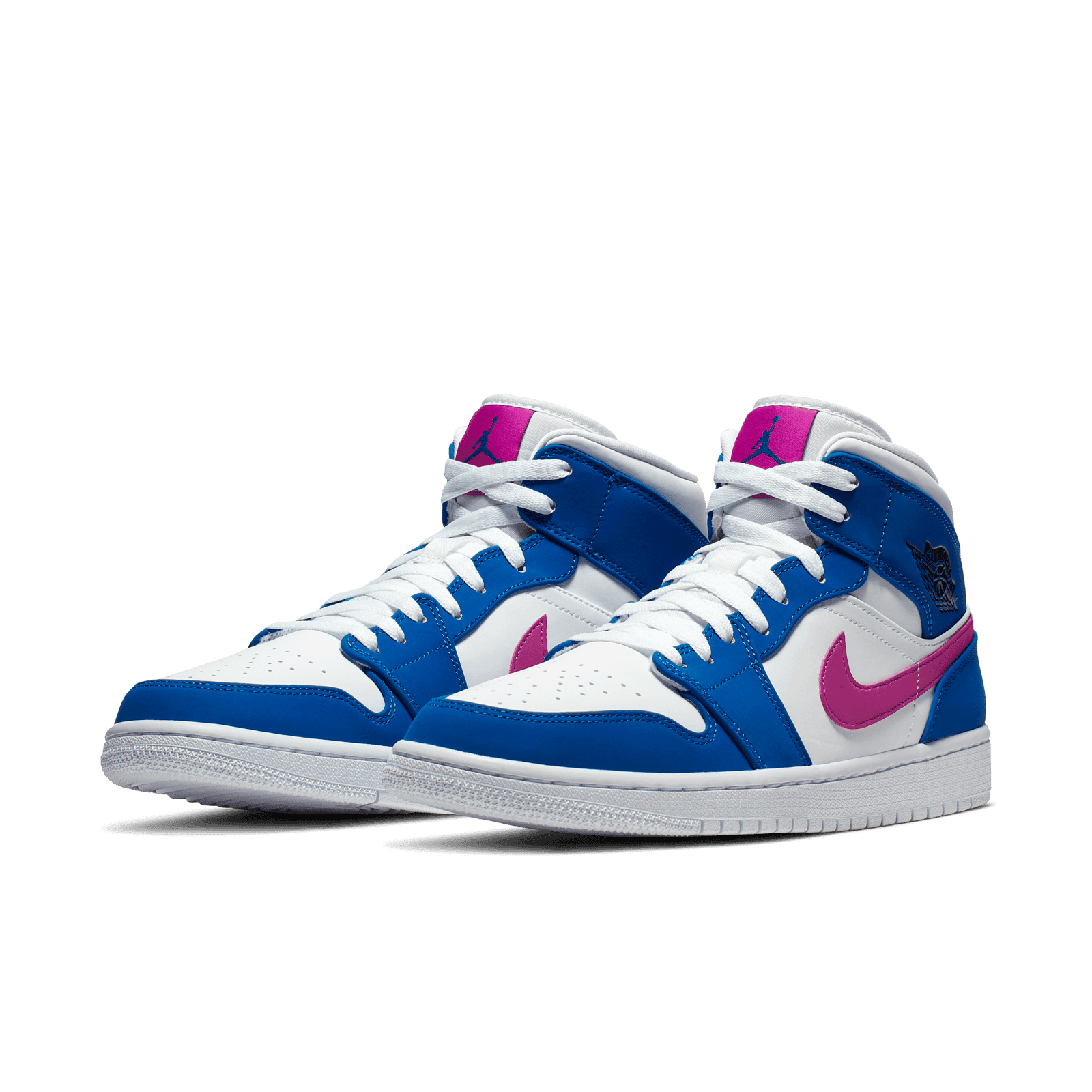 Nike Air Jordan 1 Hyper Royal Violet 554724-451 Mens Size 8 Jordan 1 Mid Hyper Royal Hyper Violet 554724-451 | eBay main image 4