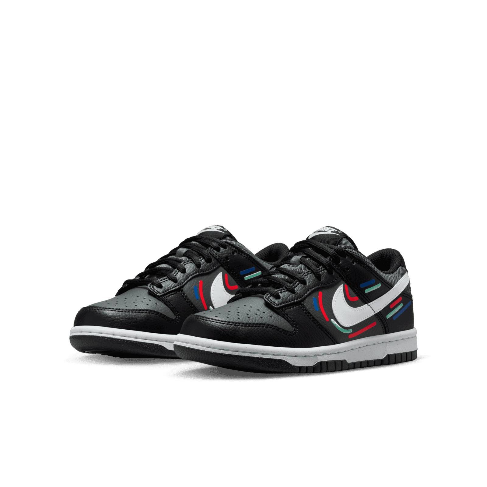 Nike SWOOSH ブラック 希少 This Kids Exclusive Nike Dunk Low Comes With Drawn On Details