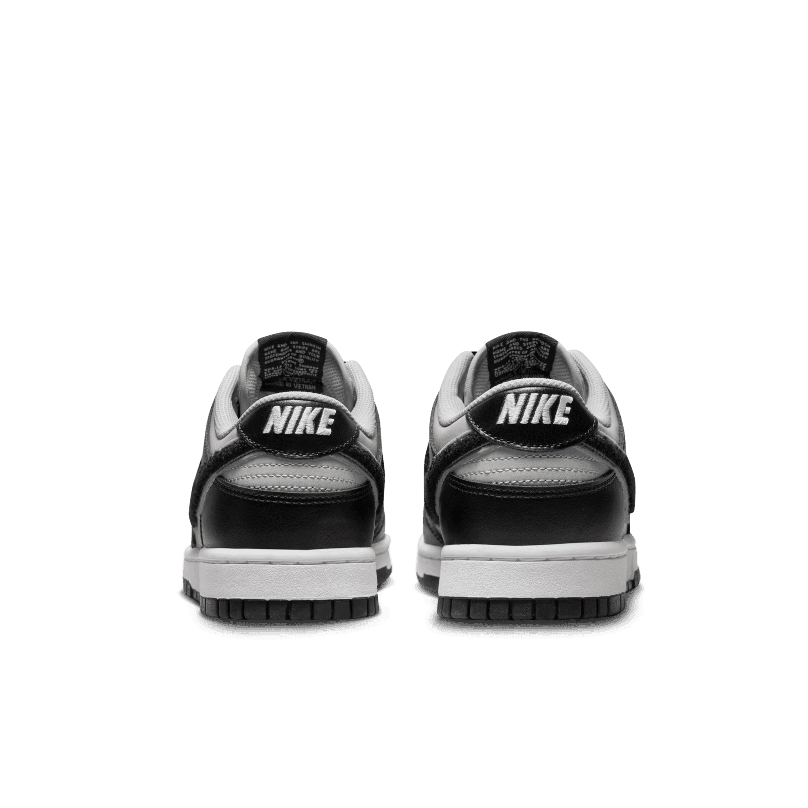 Another Chenille Swoosh Nike Dunk Low Appears In Grey Fog Black