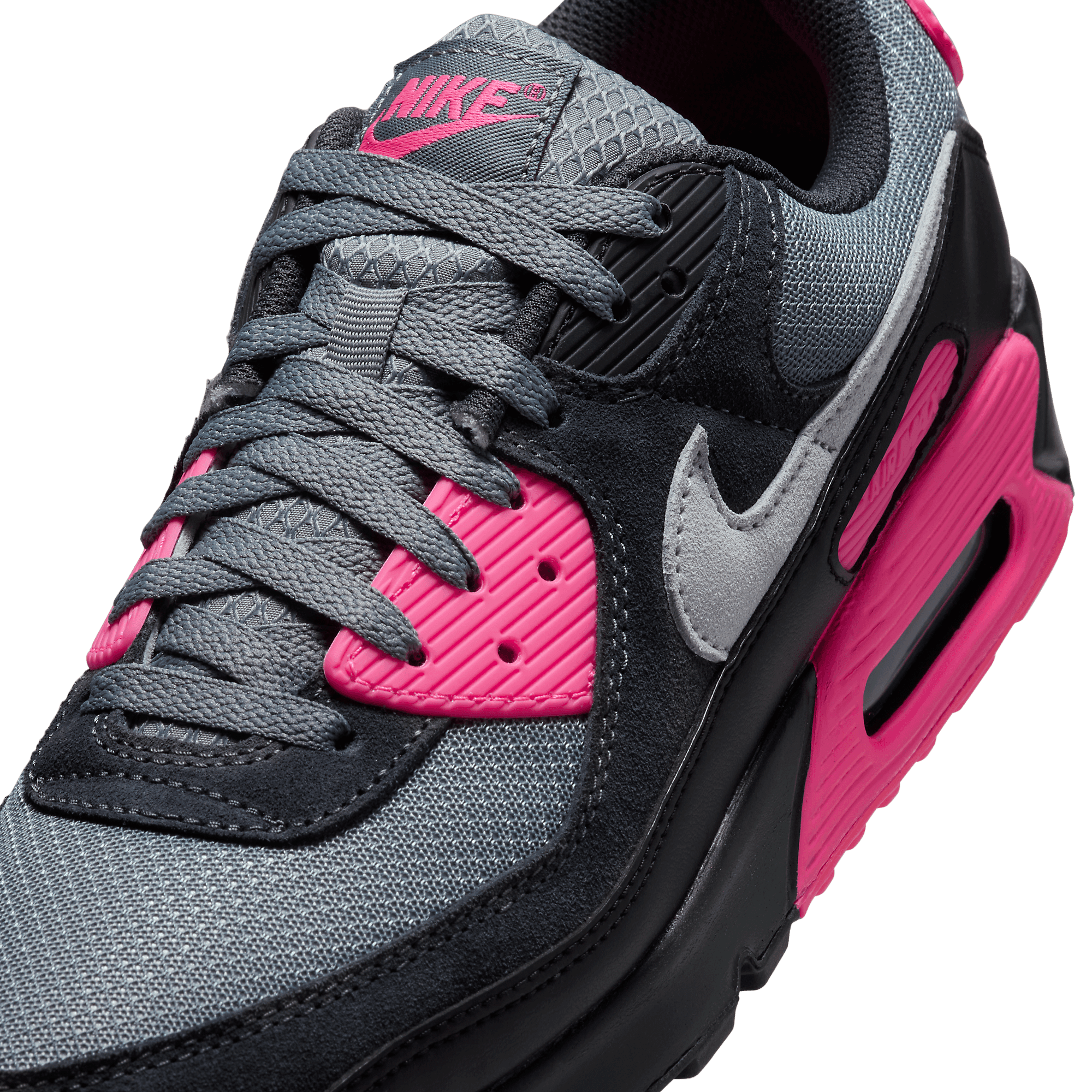 grey and hot pink nike air max