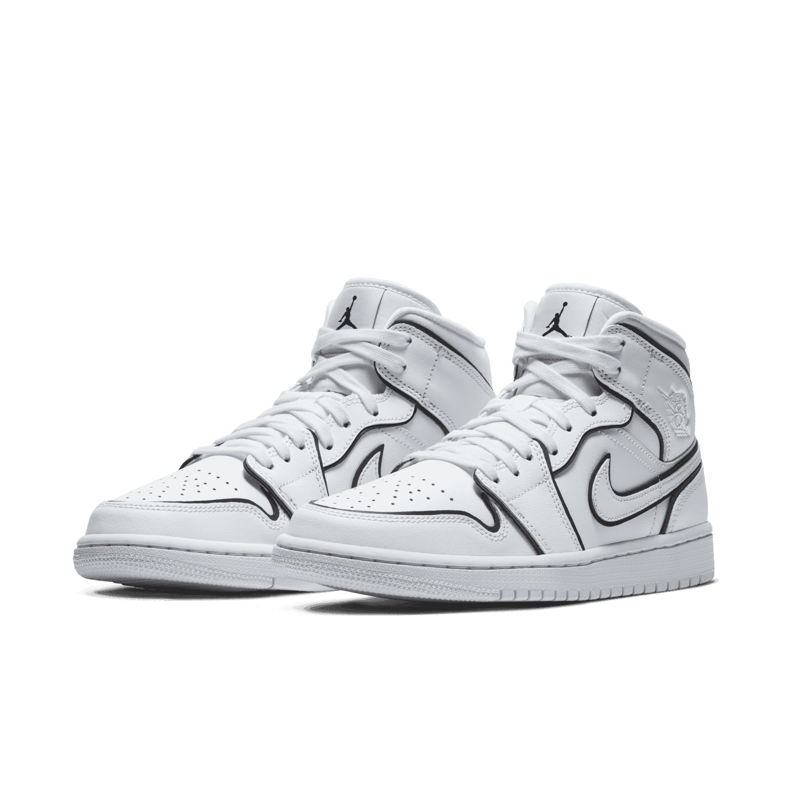 Jordan 1 Mid Iridescent Reflective White W CK6587 100 Raffles