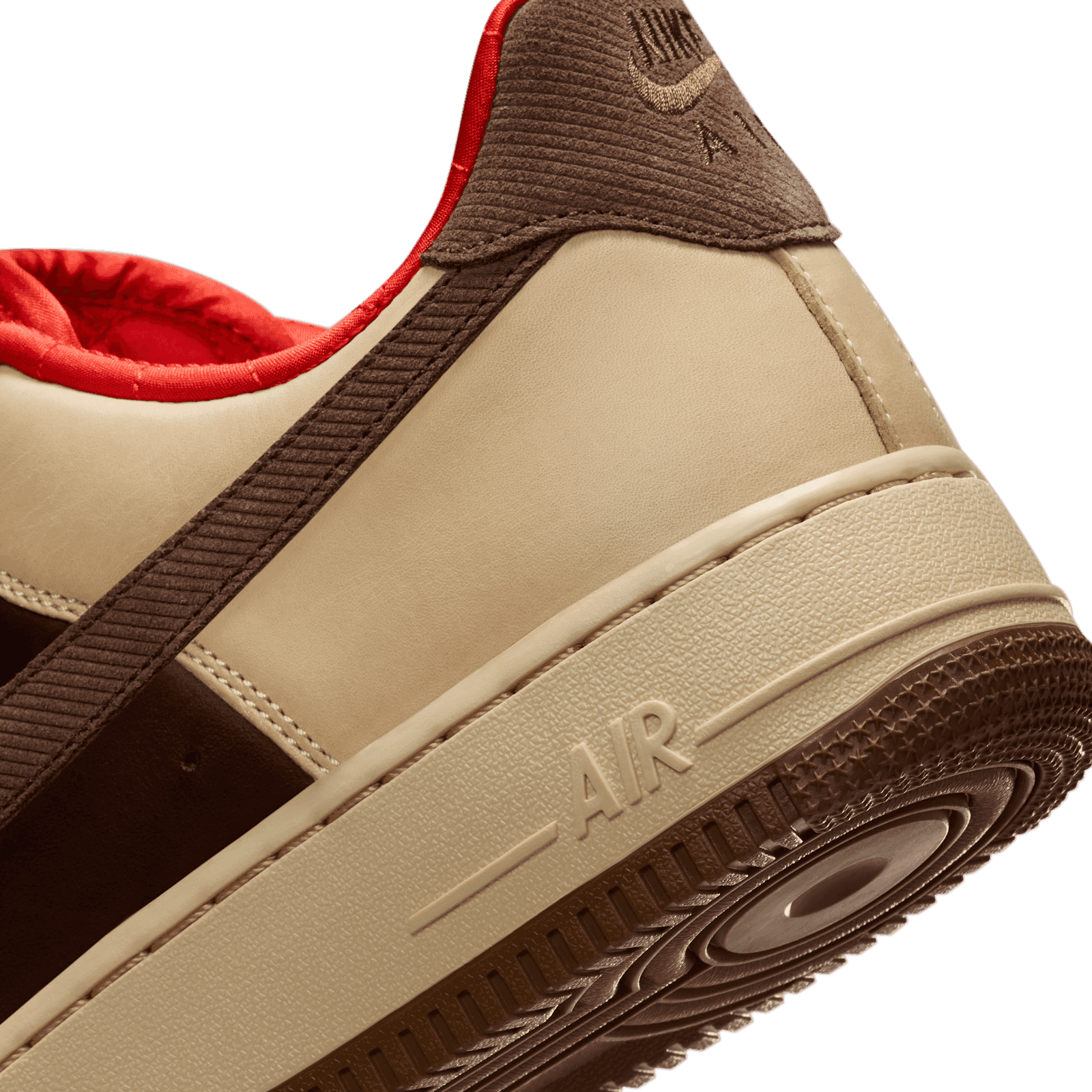 Nike Air Force 1 \'07 in the Light British Tan/Cacao Wow HQ3447-222. Original Box Nike Air Force 1 Low Light British Tan Cacao Wow HQ3447-222 main image 3