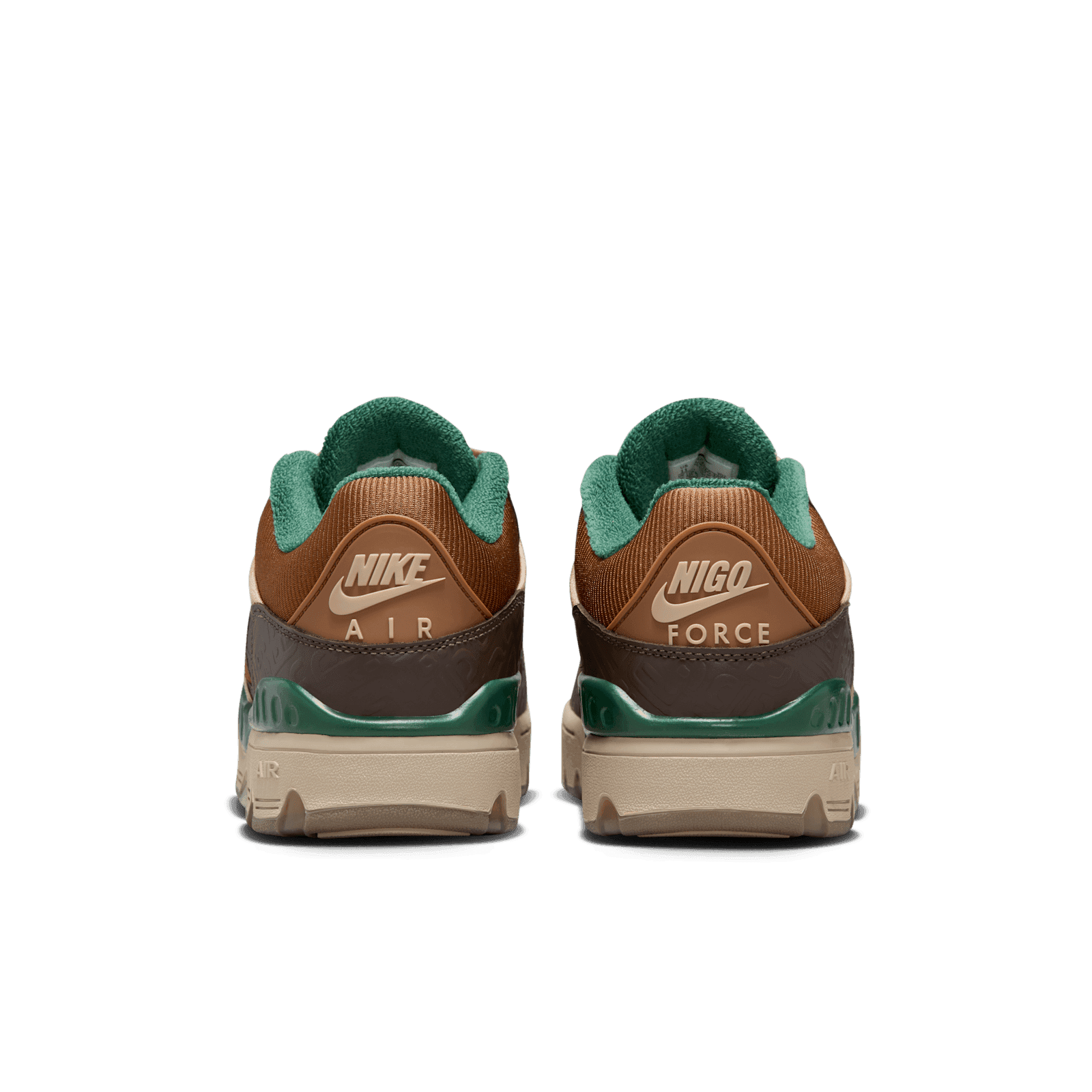 The Nigo x Nike Air Force 3 Low Baroque Brown Fir Releases