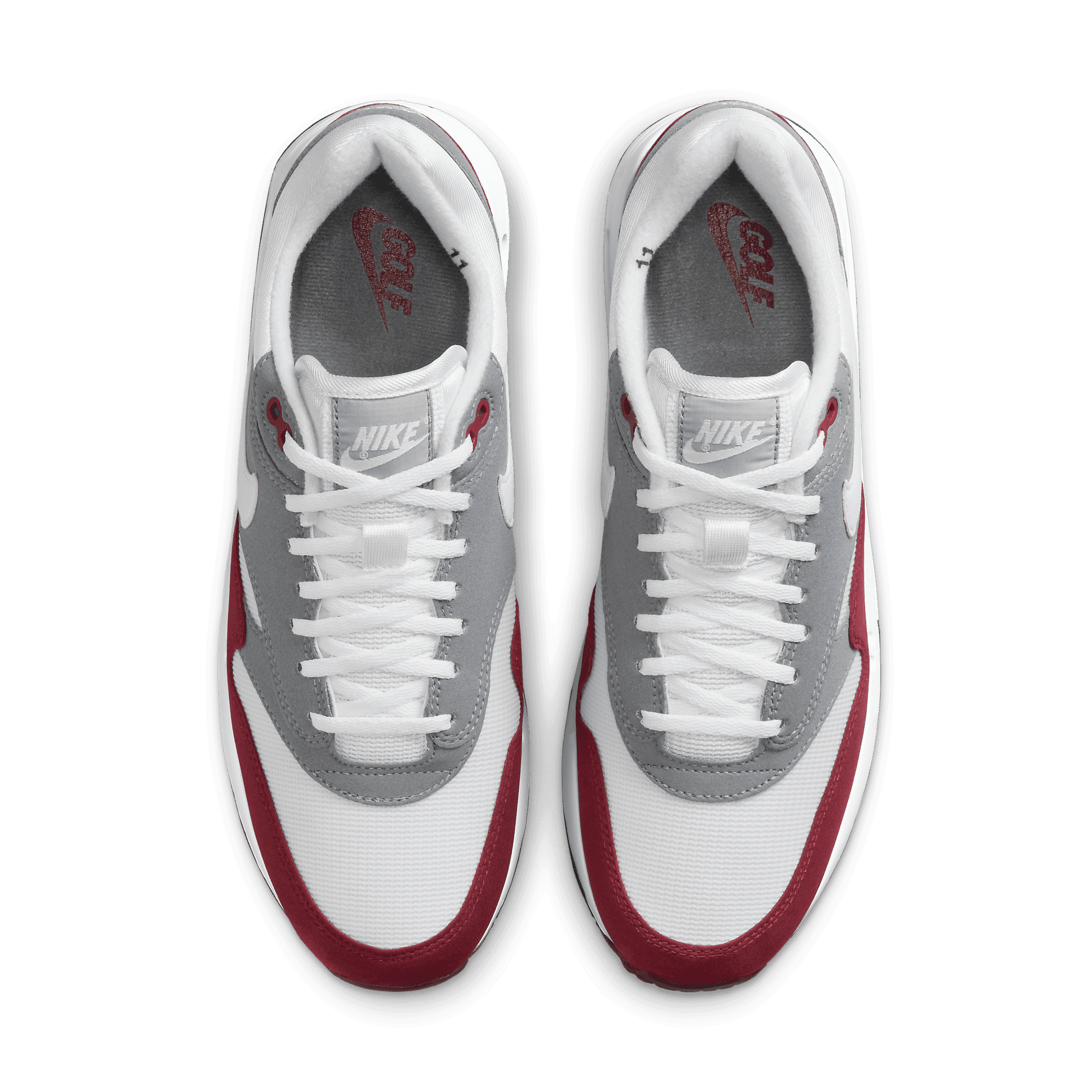 Nike Air Max 1 '86 OG Golf Team Red Cool Grey Black White - DV1403-600