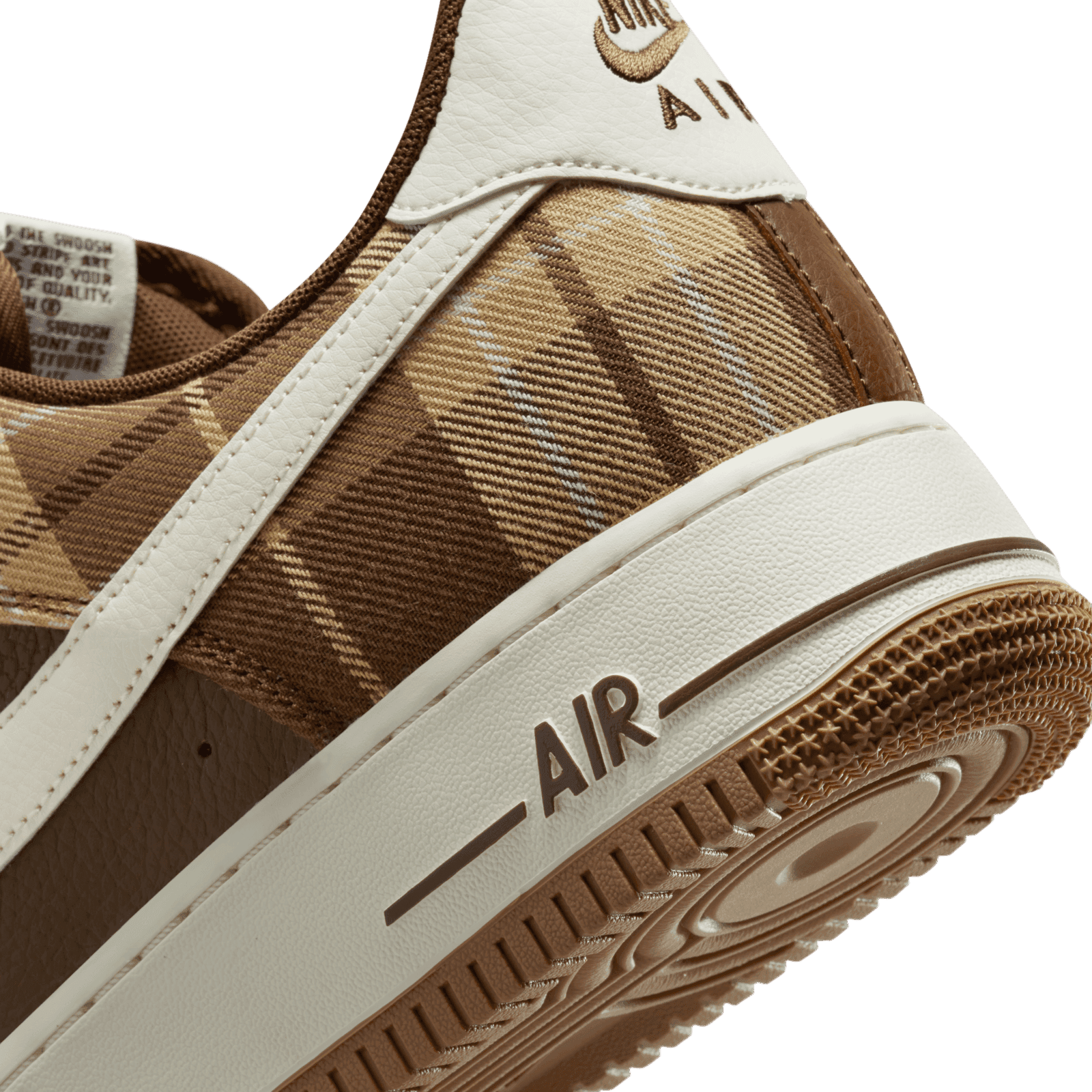 Nike Air Force 1 LX Tartan Cacao Wow - DV0791-200 Raffles 
