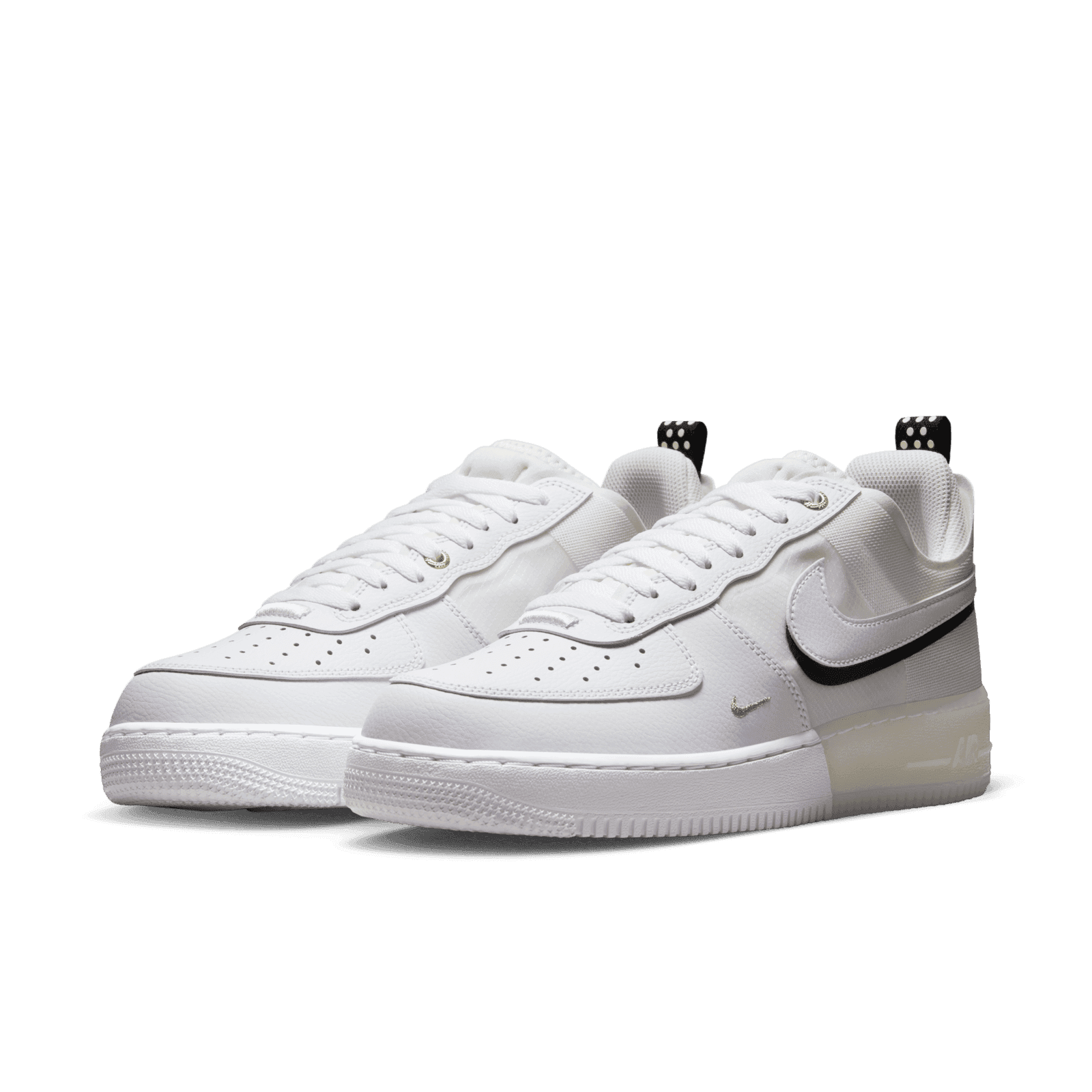 Nike Air Force 1 React White Sail Black - DQ7669-100