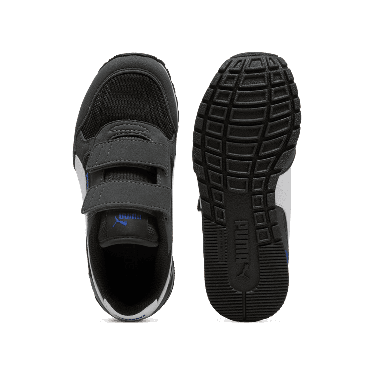 まめ PUMA ST Runner v4 Mesh Sneakers in Black/White/Shadow Grey