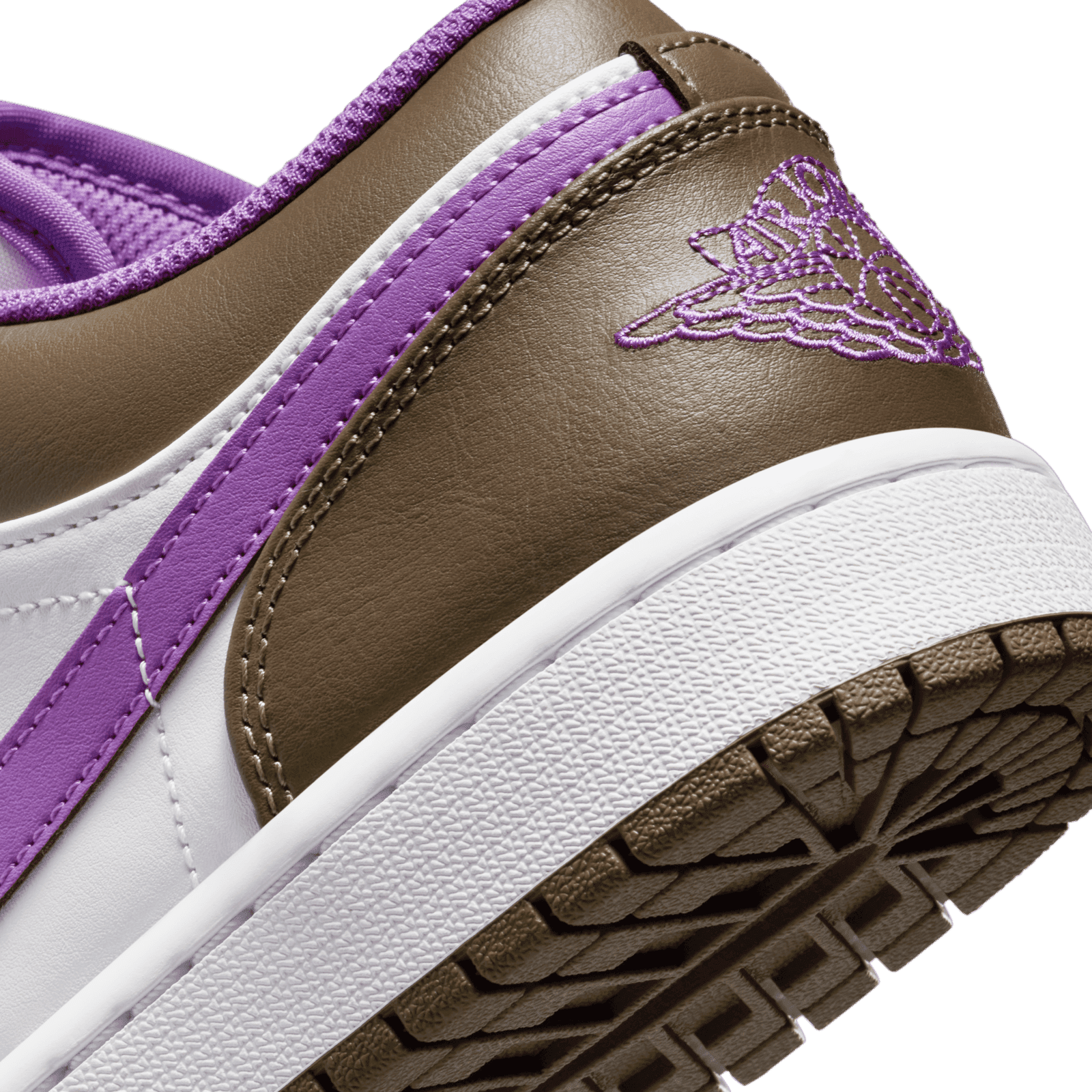 Air Jordan 1 Low Palomino / Wild Berry-White New Size 553558-215 Men main image 3