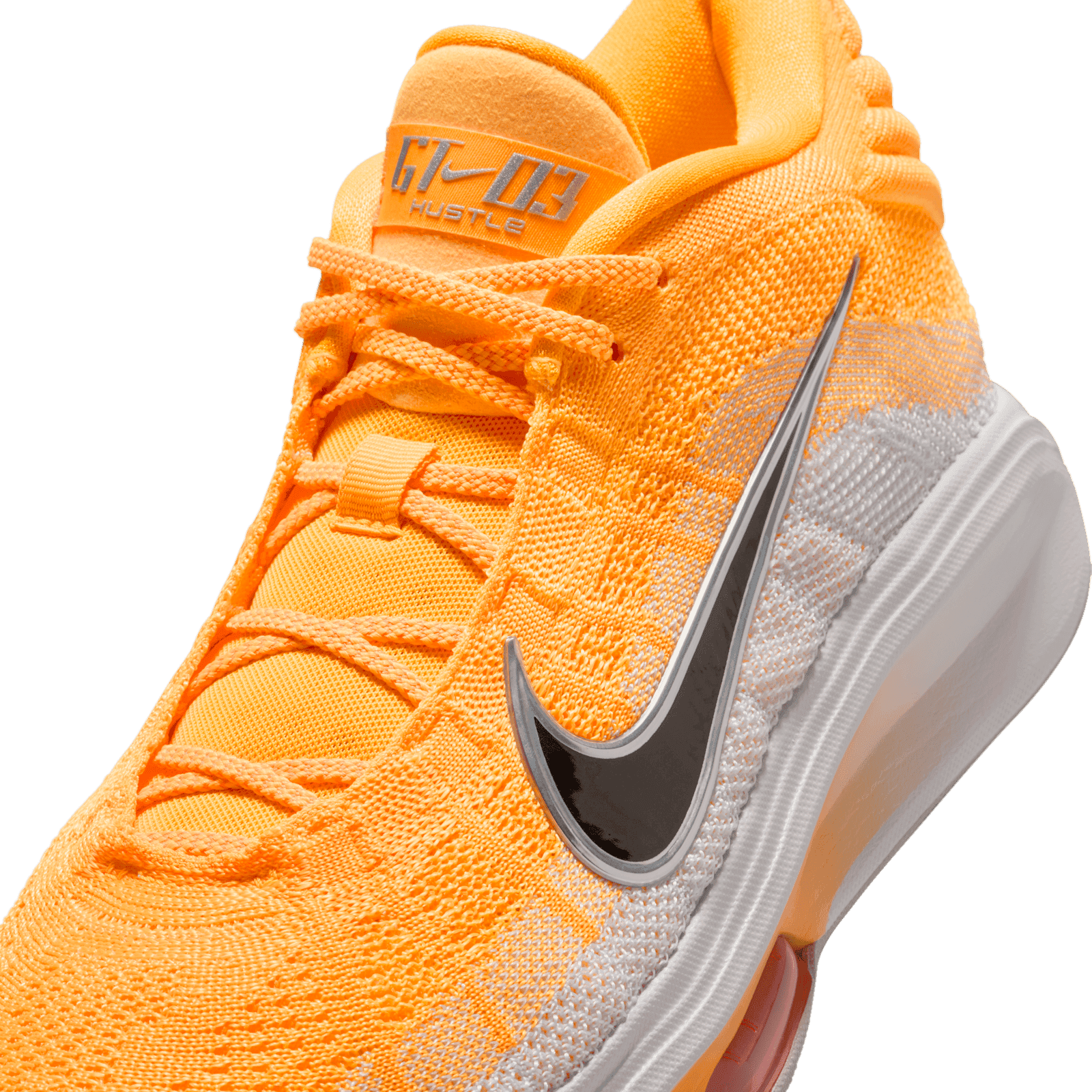 Nike Air Zoom GT Hustle 3 Laser Orange Metallic Silver