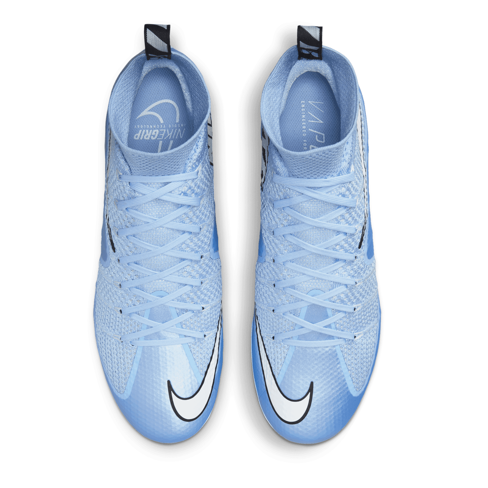 Nike Vapor Edge 360 Untouchable Football Cleats UNC Blue FQ0235-400 Mens Size Vapor Edge 360 Untouchable Mid  main image 2
