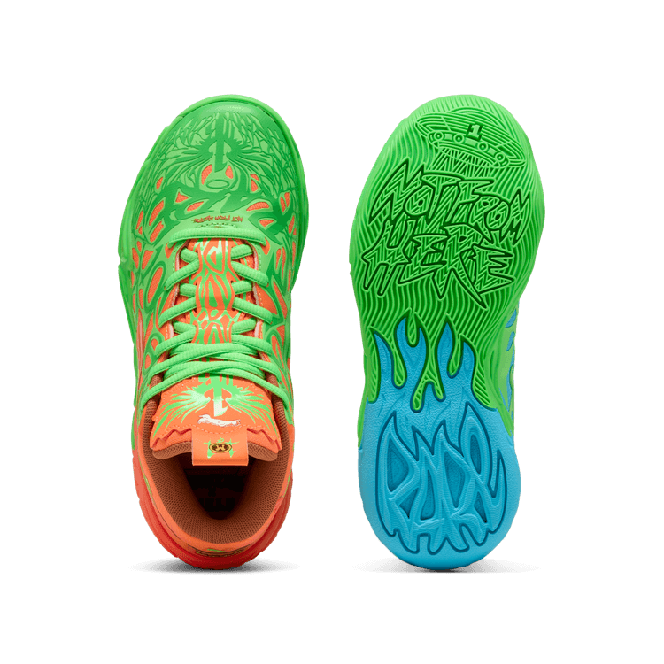 PUMA x LAMELO BALL x TMNT L&M MB.04 Basketball in Green (GS