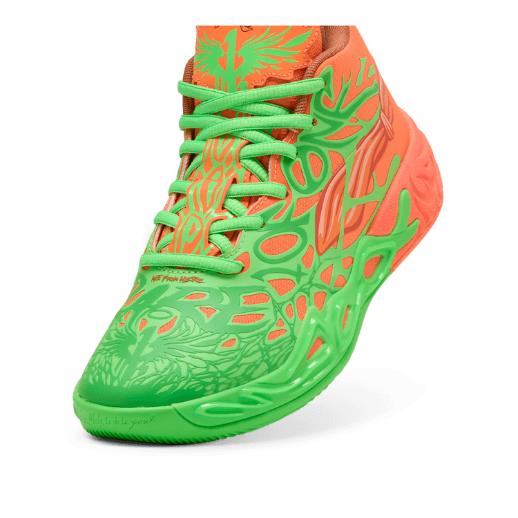 PUMA x LAMELO BALL x TMNT L&M MB.04 Basketball in Green (GS