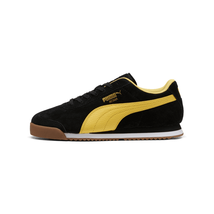 ★PUMA★ Roman Suede Black Sunny Yellow 39863506 Puma Roma Suede Black / Sunny Yellow - Feb 2025 - 398635-06