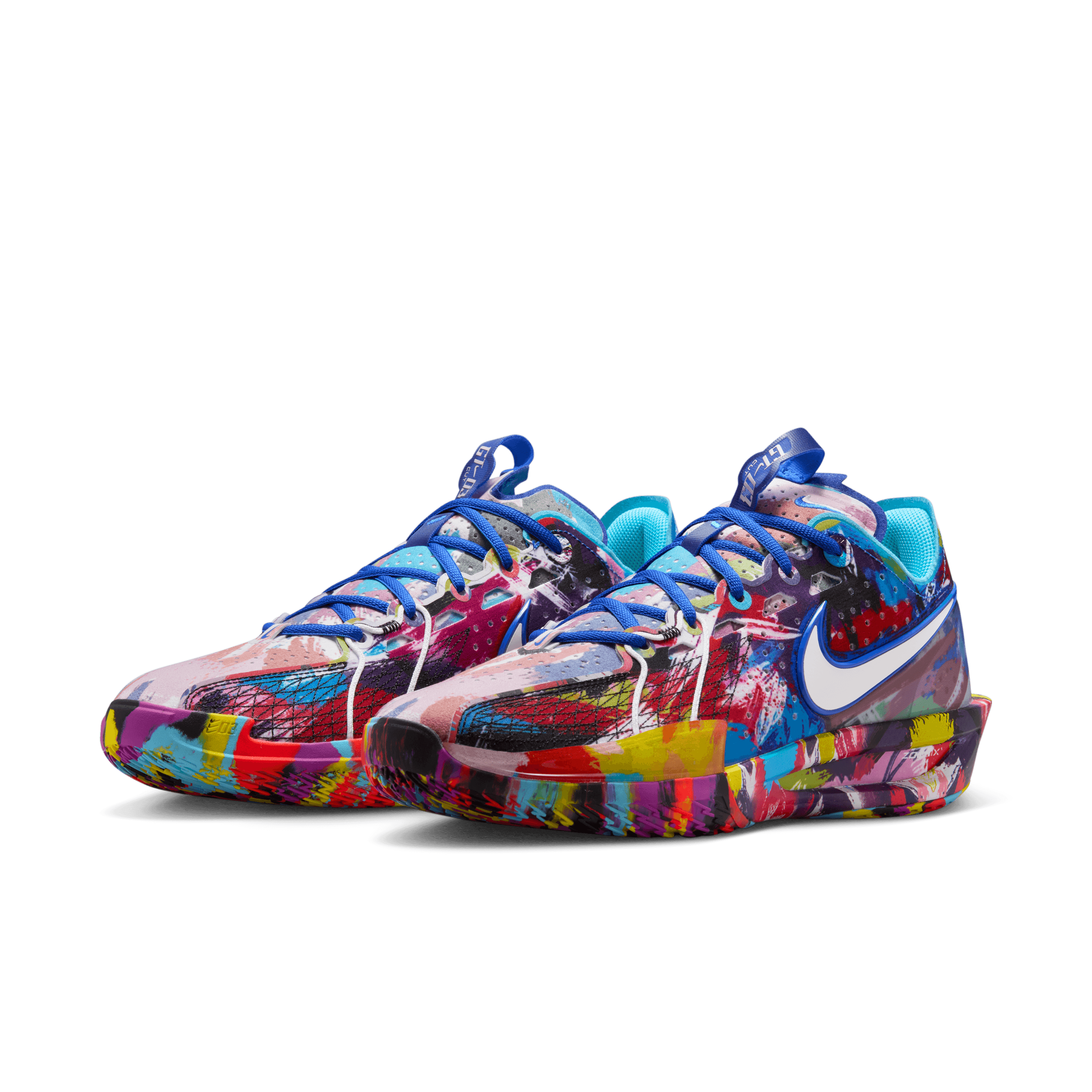 Brand New Nike Air Zoom GT Cut 3 “Jewell Loyd Paint Splatter” Jewell Loyd x Nike GT Cut 3 PE Multi Paint Splatter IF2523-100 main image 4
