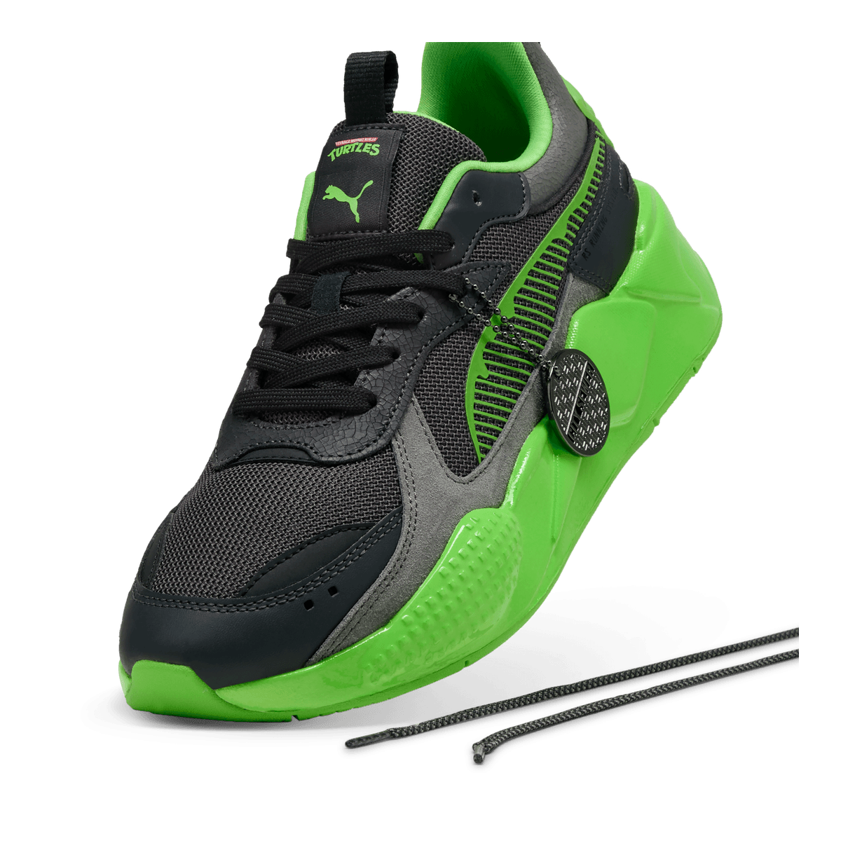 PUMA x TMNT RS-X Sneakers in Black - 402373-01 Raffles & Where to Buy