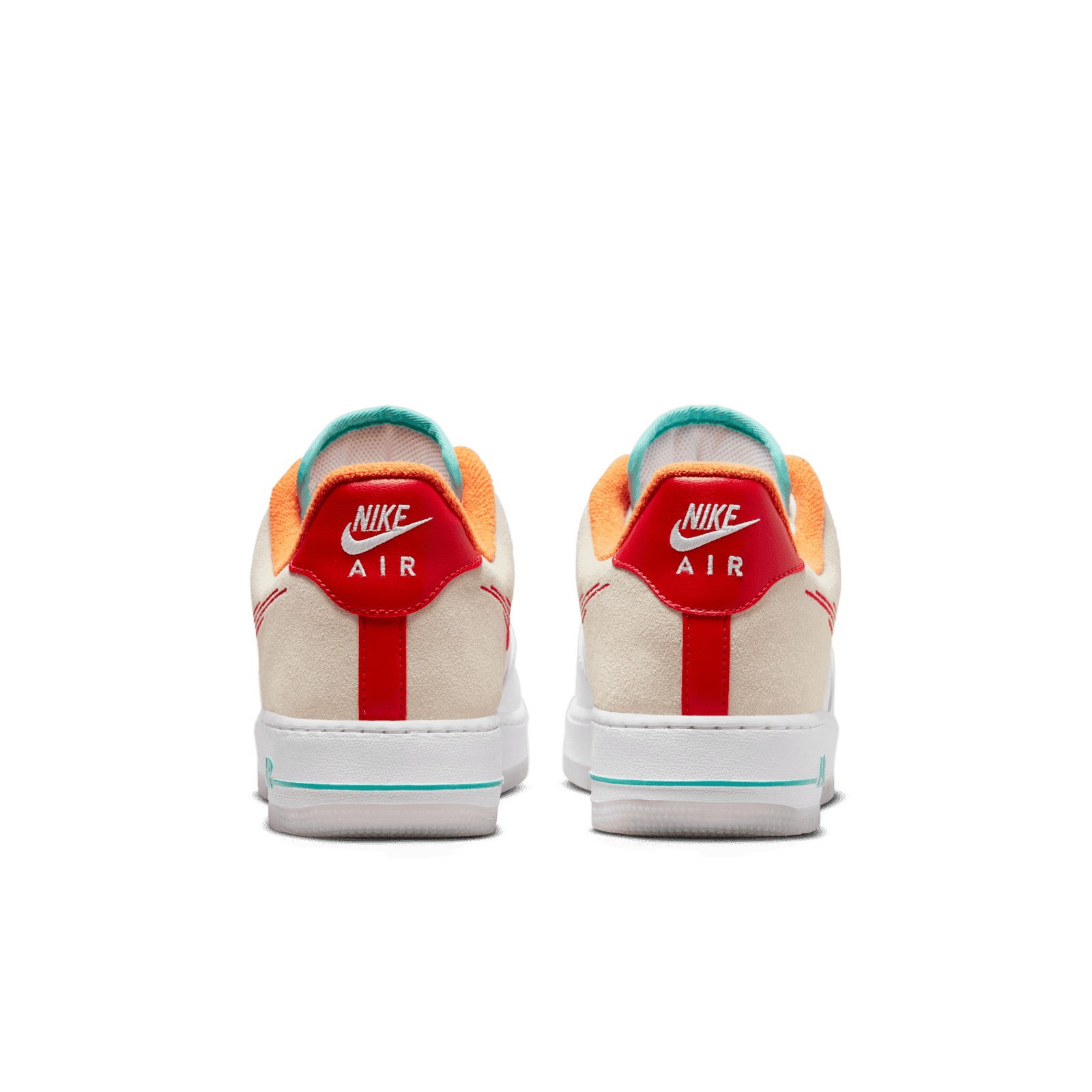 Air force 1 white aqua clay cheap