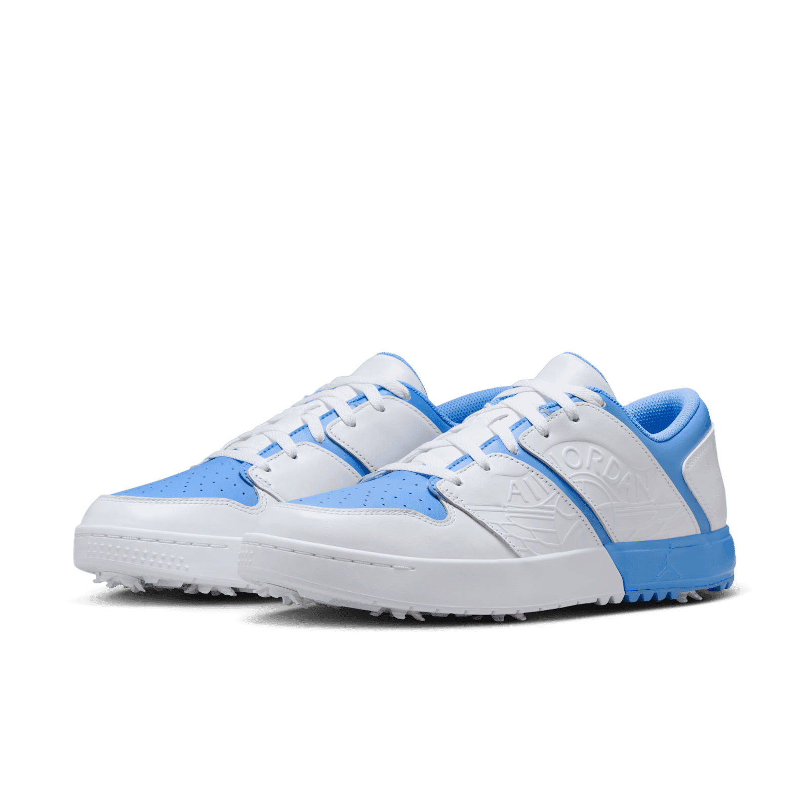 Nike Air Jordan NU Retro 1 Low G Golf UNC Mens Size 15 White University Blue NEW Nike Air Jordan NU Retro 1 Low G Golf UNC White-Univ Blue Sz  main image 3