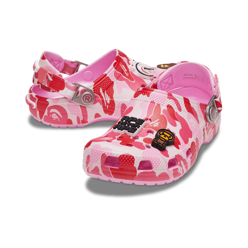 Crocs Classic Clog BAPE ABC Camo Pink (GS) - 210285-6I2