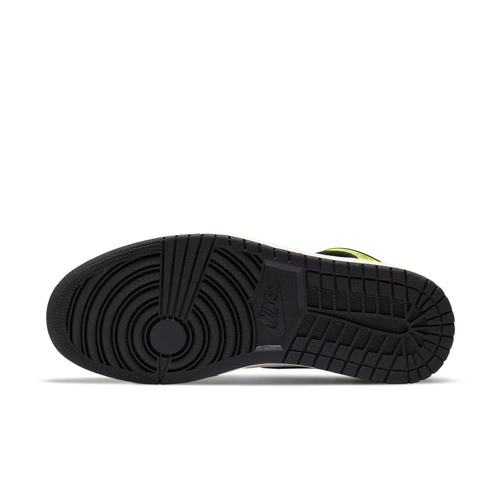 Air Jordan 1 Retro High White Black Volt University Gold - 555088-118