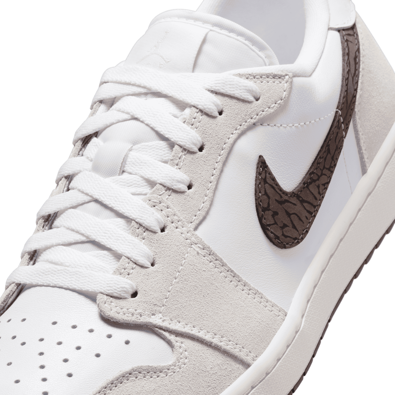 The Air Jordan 1 Low Golf Phantom Baroque Brown is Available Now