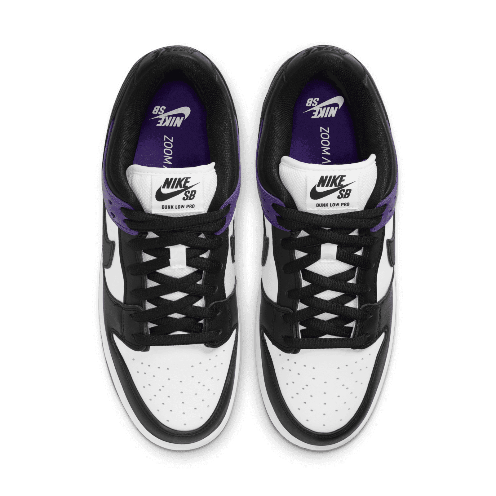 Nike Dunk Low SB パープル/ブラック/ホワイト Nike SB Dunk Low Pro Court Purple / Black / White Sz 10.5 Mens
