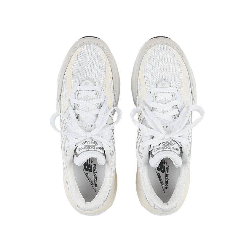 The New Balance 990v6 Made in USA White Sea Salt Releases April 2025