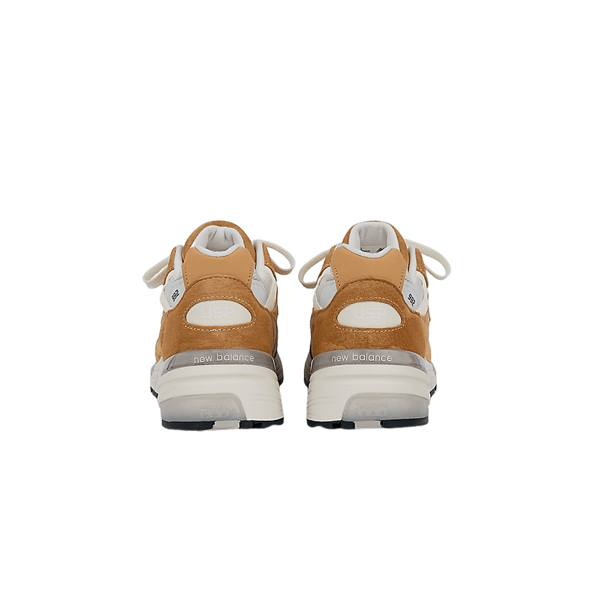 The New Balance 992 Made in USA Sweet Caramel Calcium