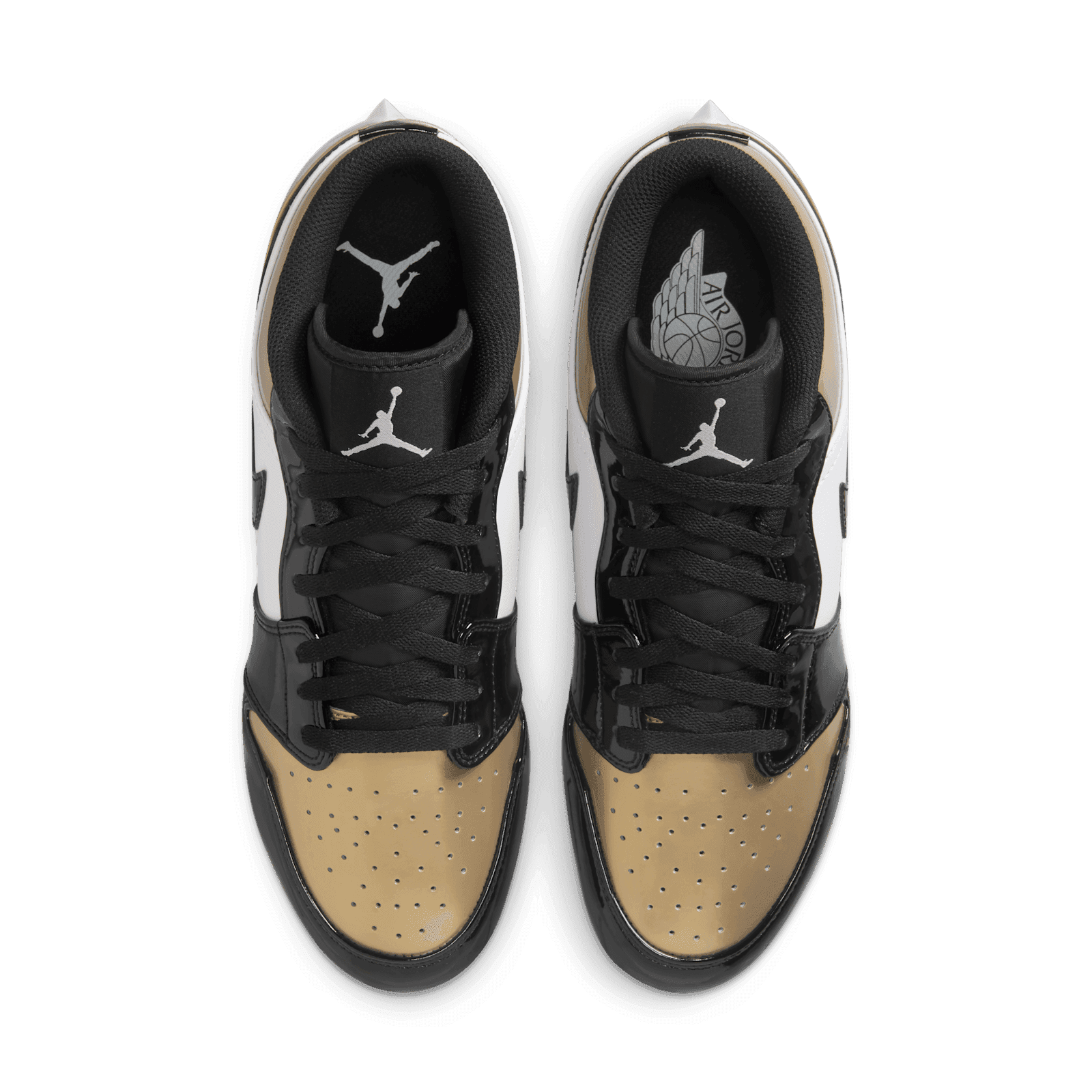 【新品】NIKE JORDAN 1 LOW TD クリート ゴールド 28cm The Air Jordan 1 Low TD Cleat Patent Gold is Available Now