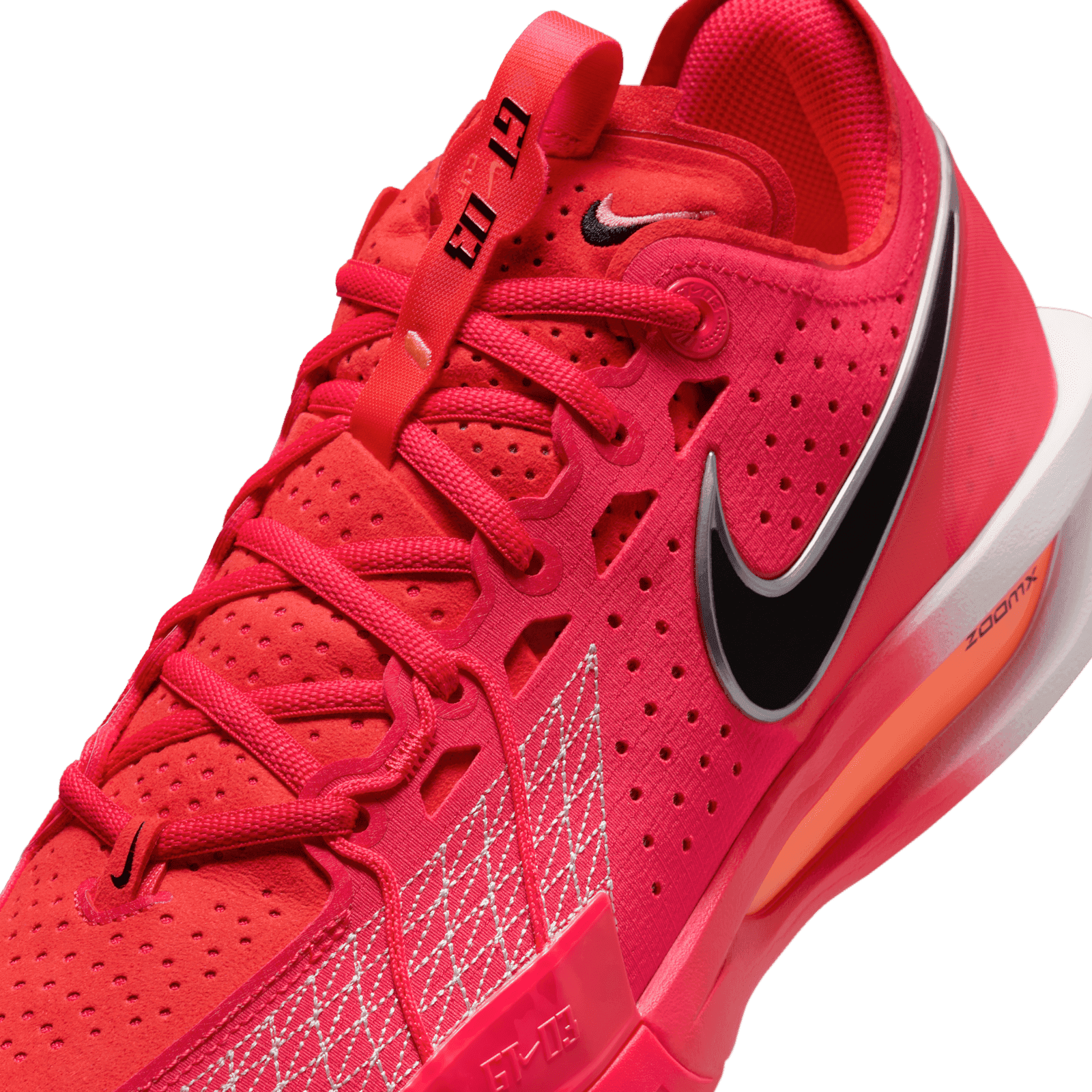 Nike Air Zoom GT Cut 3 Basketball Shoes Size 9 Red Pink Black White DV2913-602 Nike GT Cut 3 Punch Crimson Tinit / Hot Lava - Jan 2025  main image 4