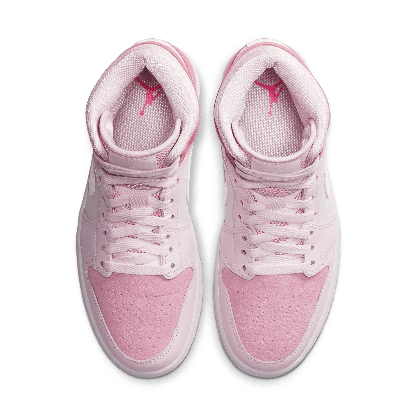 海外限定★男性も履ける＊Jordan 1 Mid Digital Pink CW5379-600 Nike Air Jordan 1 Mid Digital Pink (W) CW5379-600 - US Women