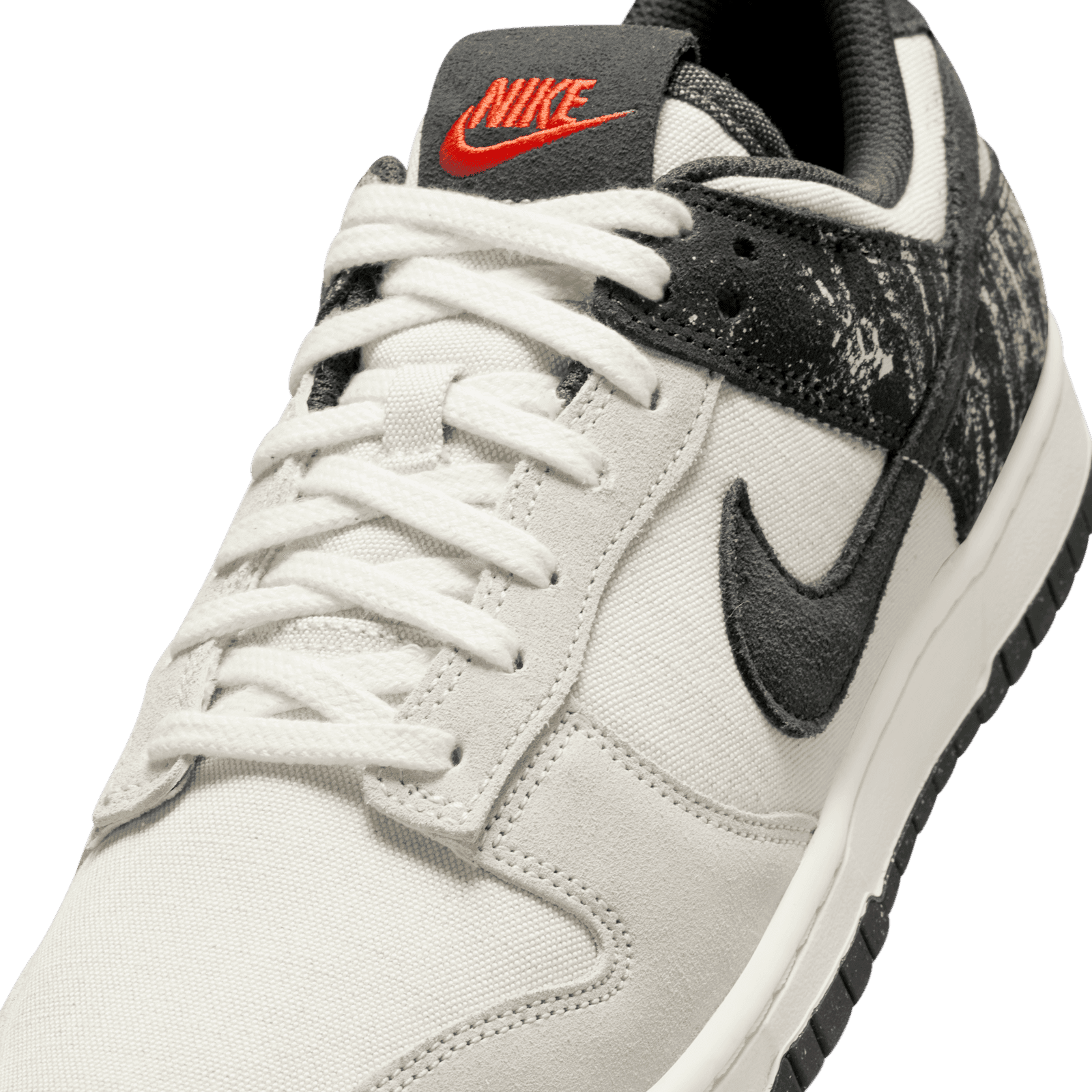 NIB Men Nike Dunk Low Retro SE Pale Ivory Picante Red Dark Smoke Grey IB7720-110 NIKE Dunk Low Retro SE HV5749 110 - Shiekh main image 2
