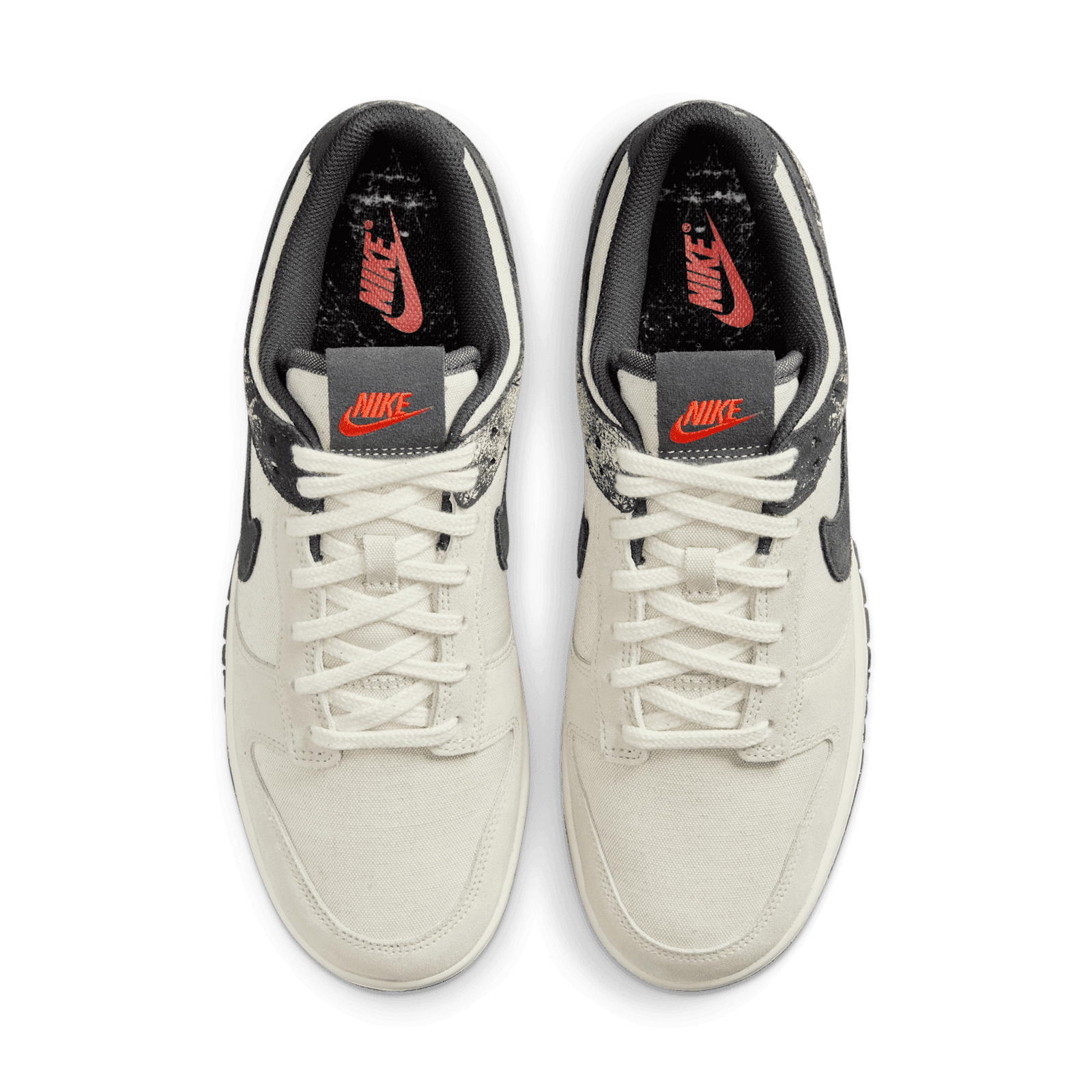 NIB Men Nike Dunk Low Retro SE Pale Ivory Picante Red Dark Smoke Grey IB7720-110 NIKE Dunk Low Retro SE HV5749 110 - Shiekh main image 4