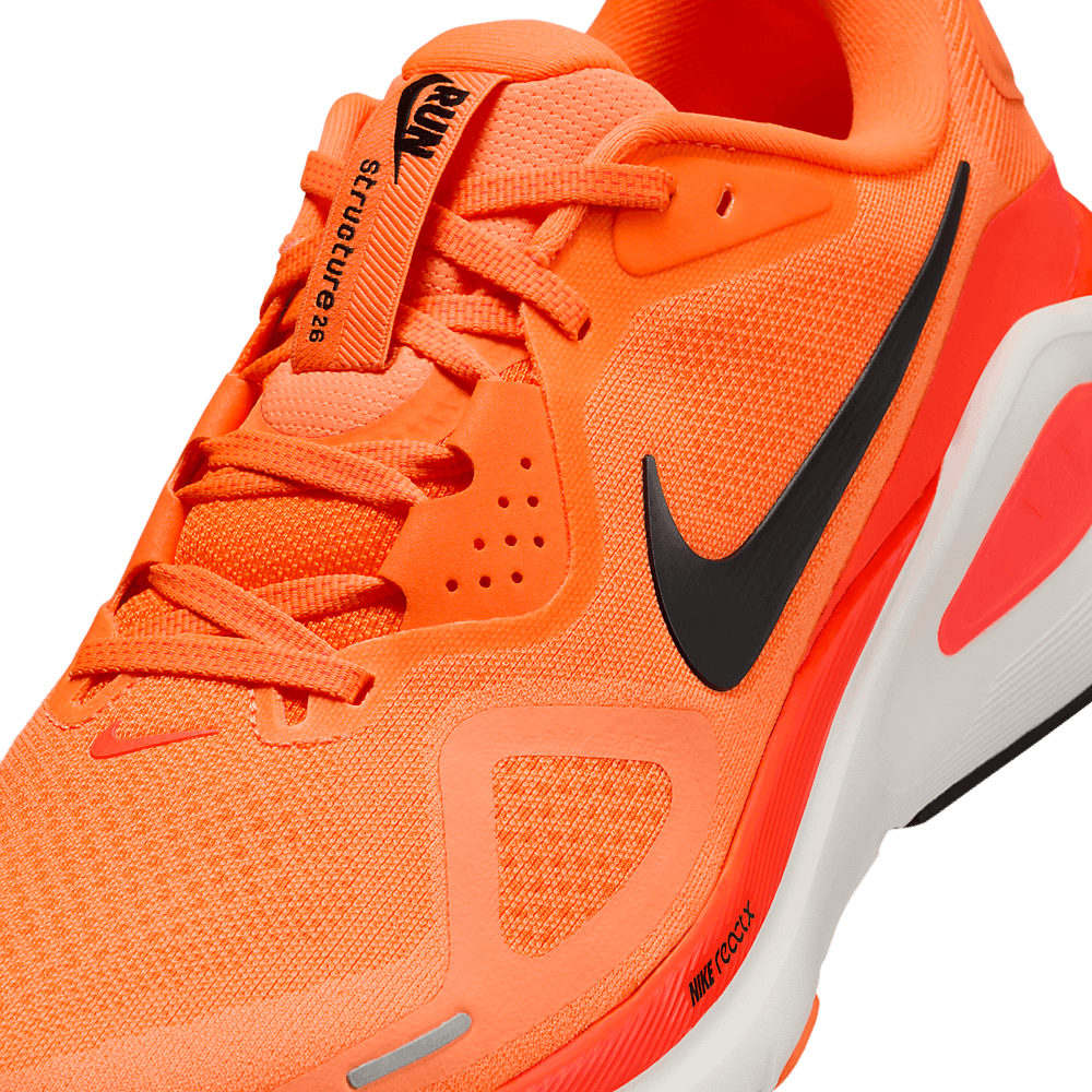 Nike Structure 26 Total Orange Black - HJ1102-800 Raffles & Where