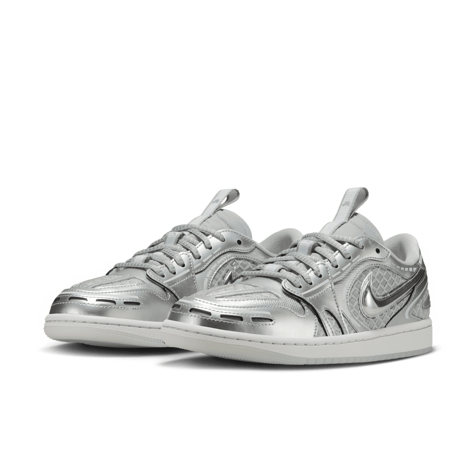あん① Nike Air Jordan 1 Low SE Metallic Zinc HQ3529-099 Womens