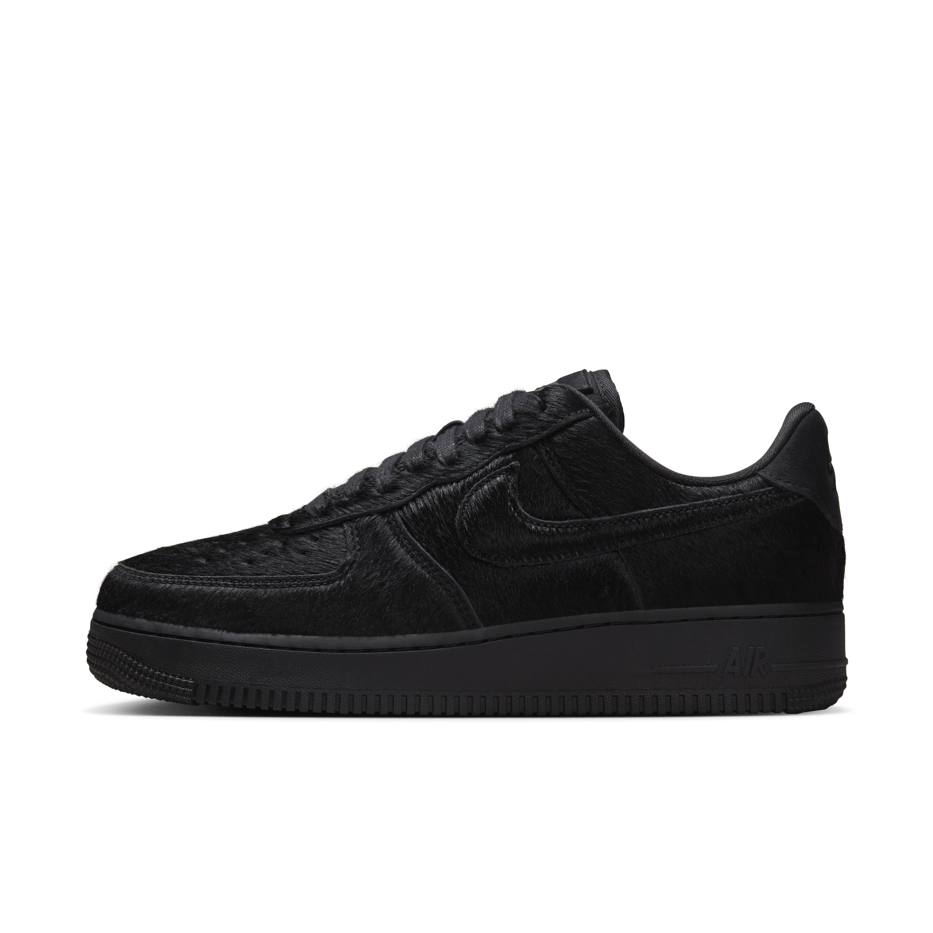 NIKE Air Force 1 Black ナイキスニーカー The Women's Nike Air Force 1 Low Black Fur Releases in 2025