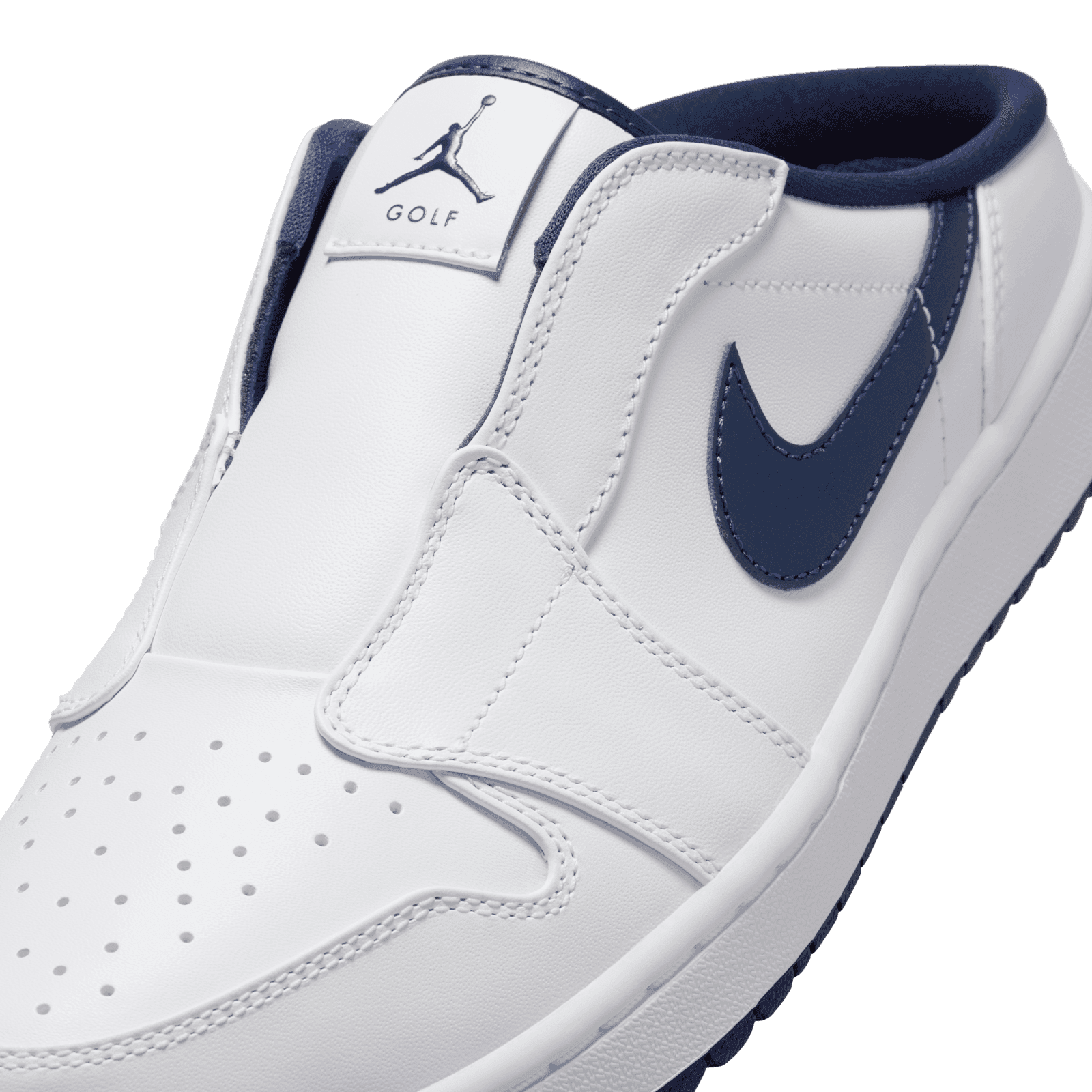 Air Jordan 1 Golf Mule White Midnight Navy - FJ1214-103