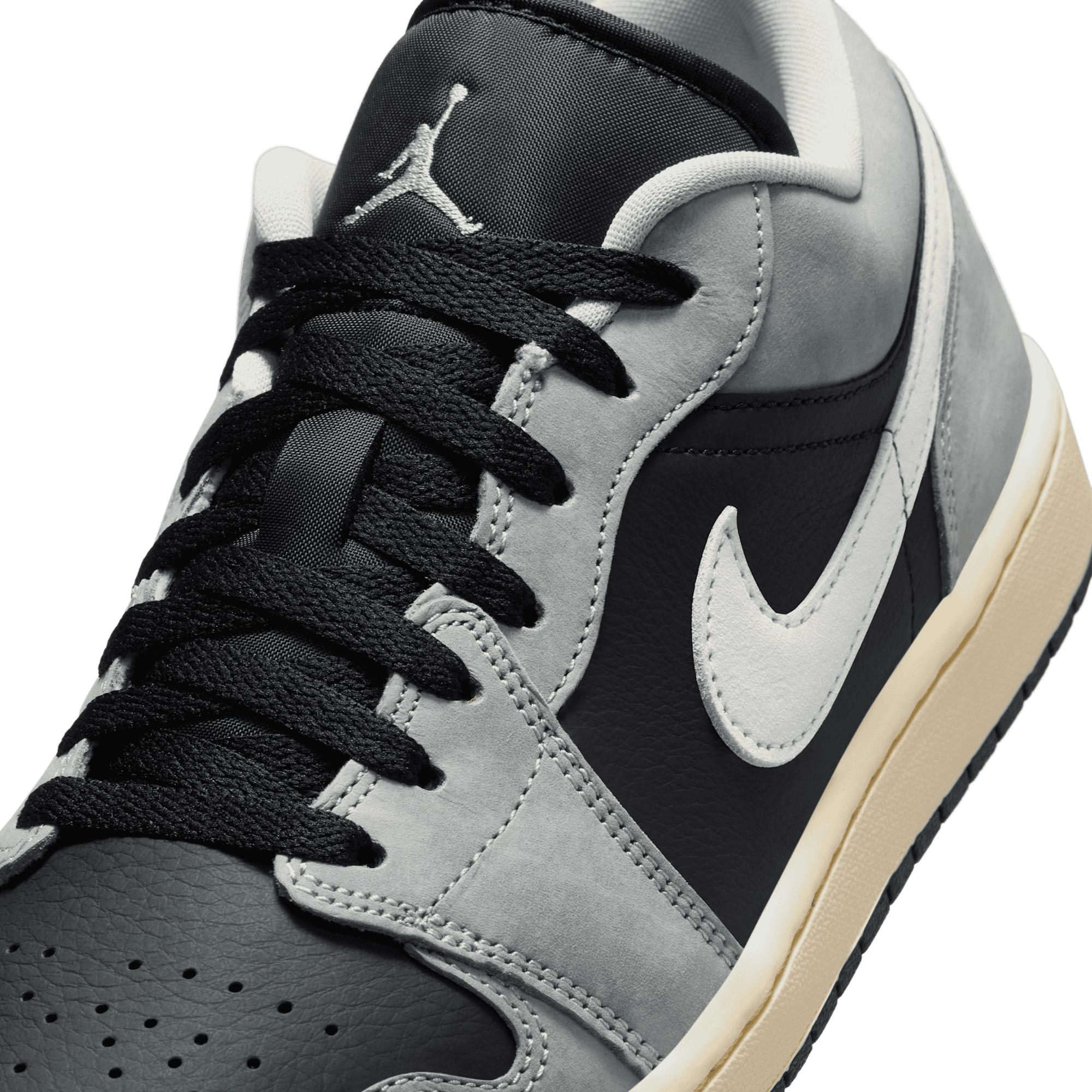 Air Jordan 1 Low Light Smoke Grey Off Noir - HQ2010-012