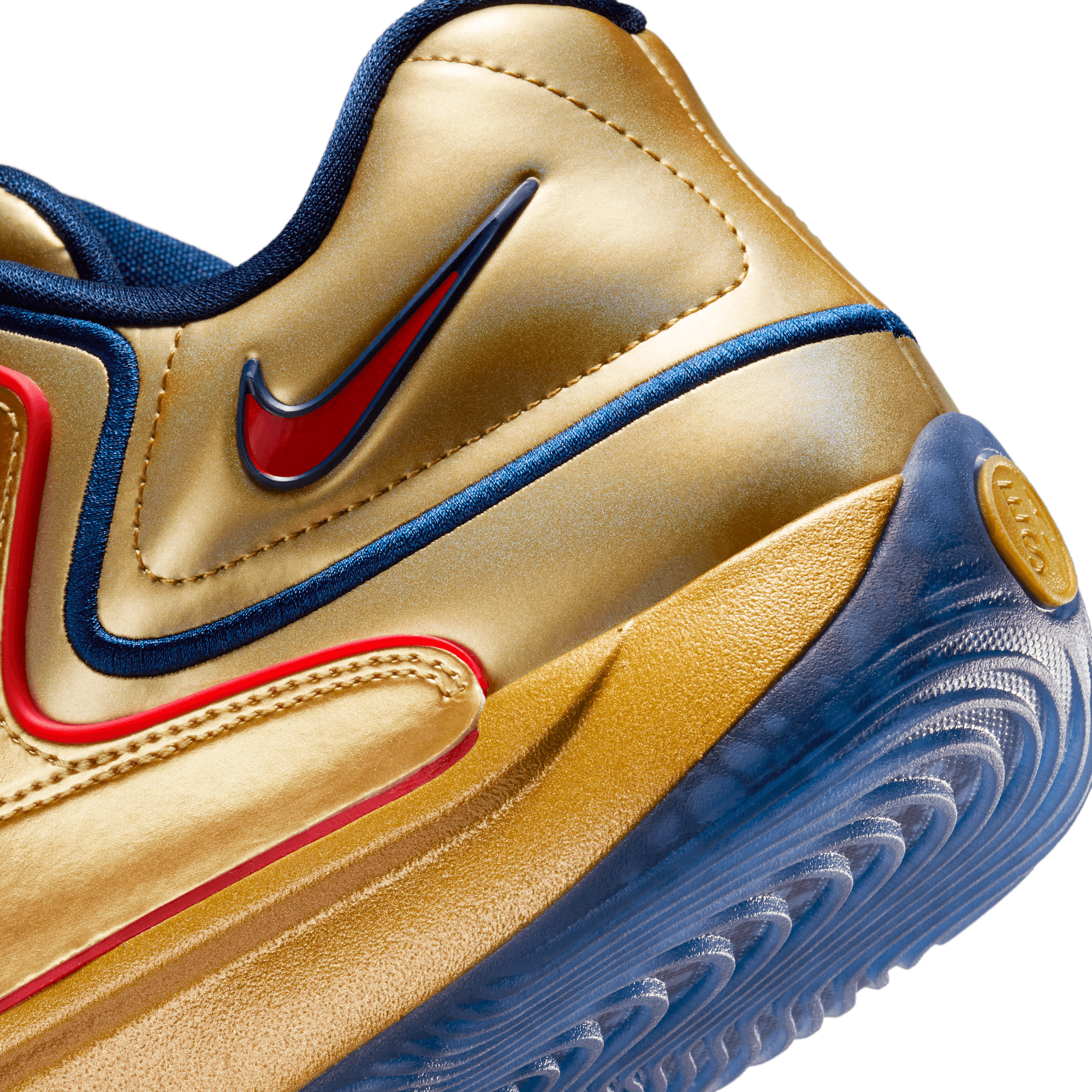 Nike KD 18 Immortalized Metallic Gold Blue Void - II5138-700