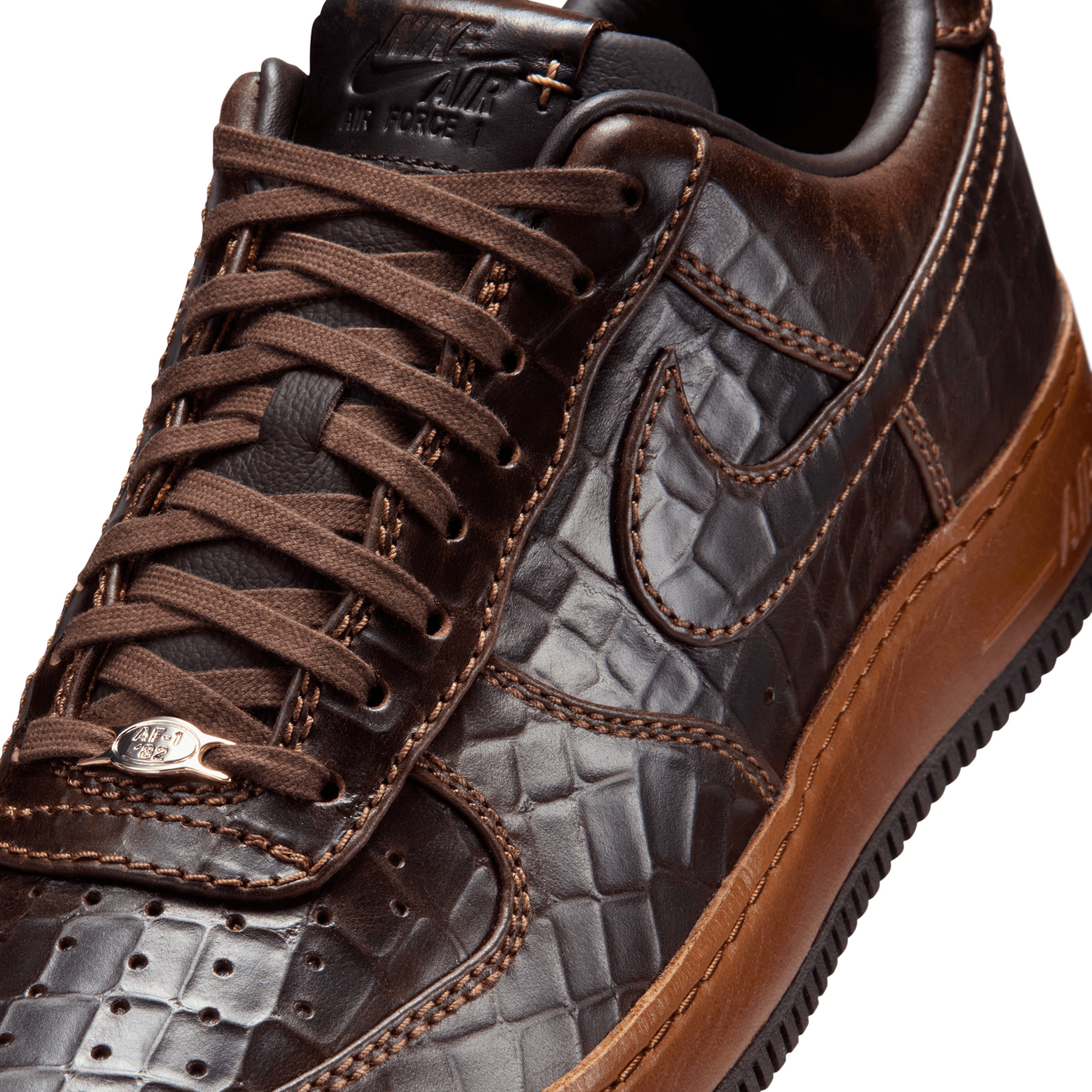 These Croc Skin Air Forces are Pure Luxury