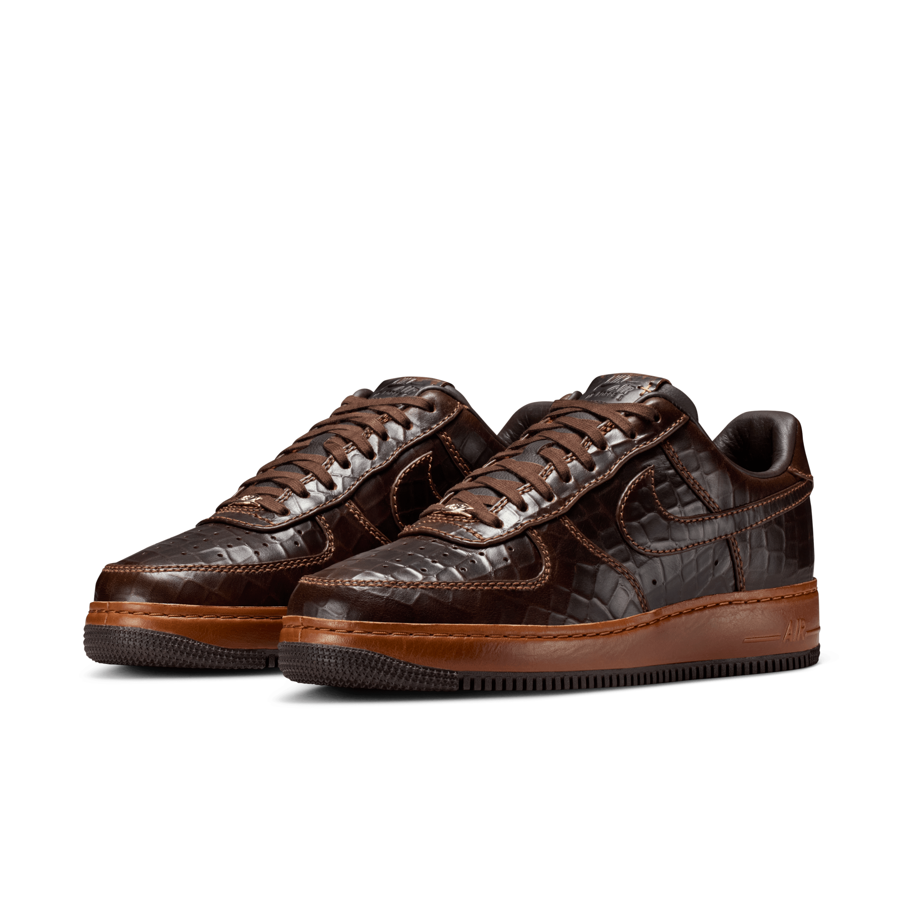These Croc Skin Air Forces are Pure Luxury display picture 1