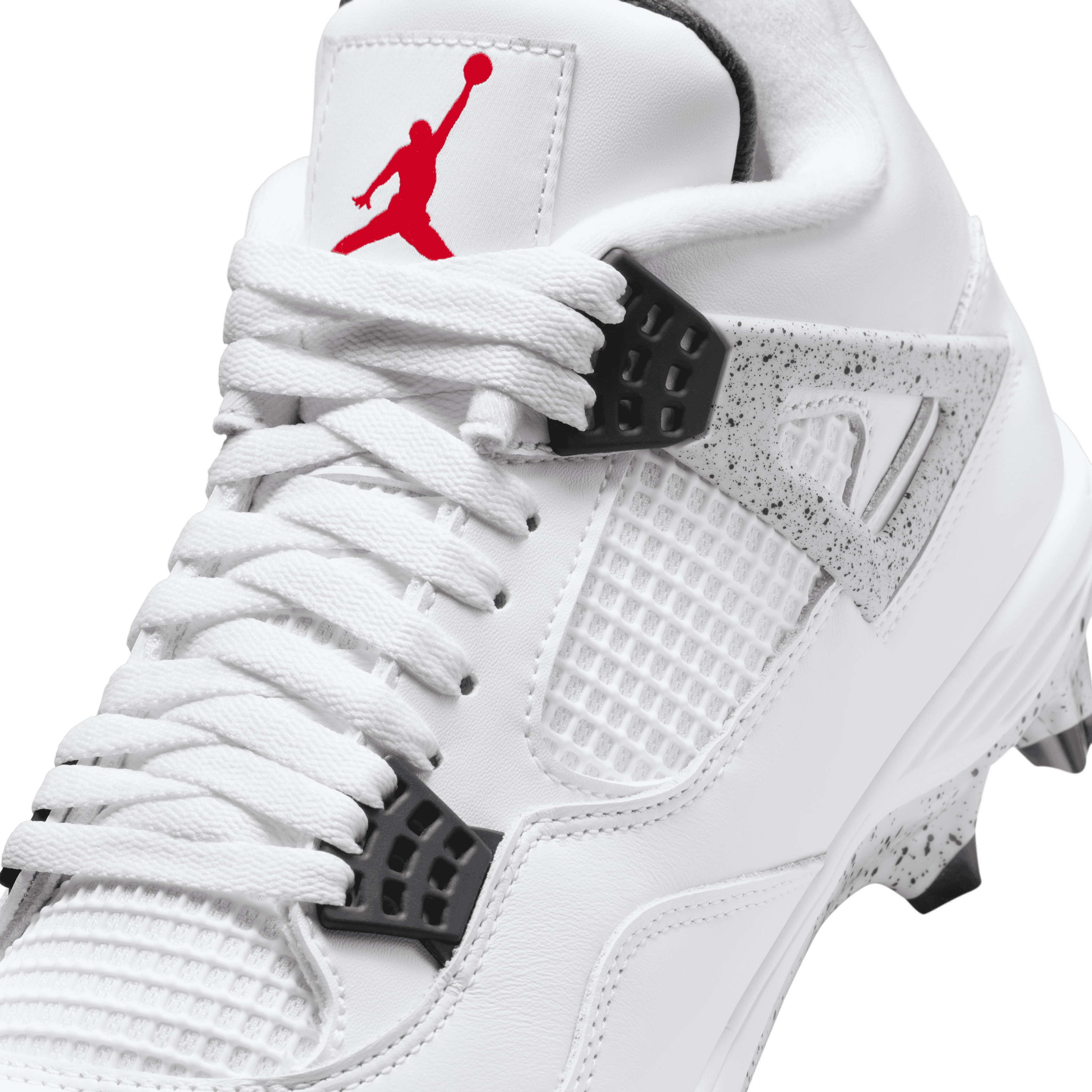Jordan 4 Retro TD Cleat White Cement. SIZE 9.5 - HQ0207-106 The Air Jordan 4 “White Cement” Football Cleat (HQ0207-106  main image 3