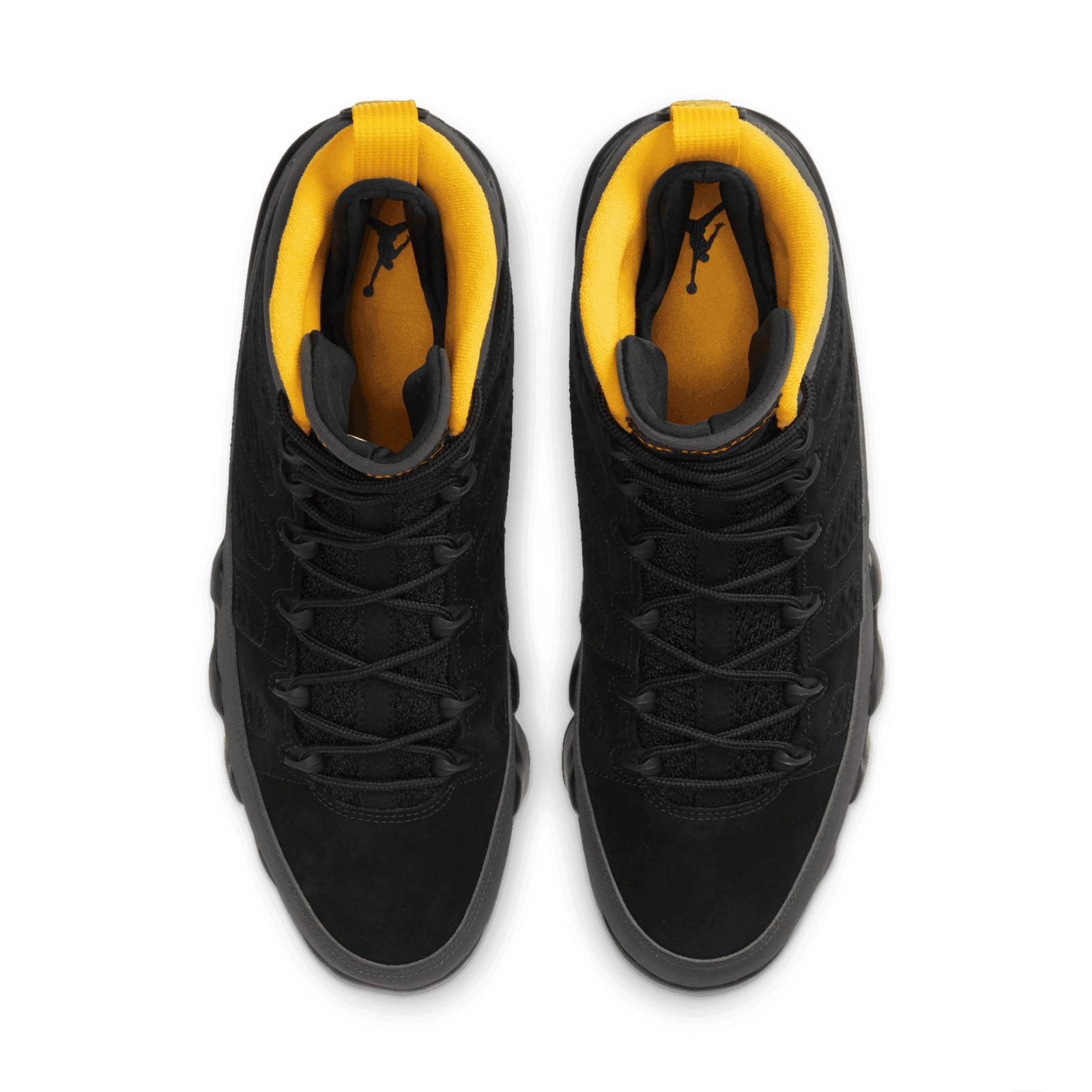 retro 9 gold dark charcoal