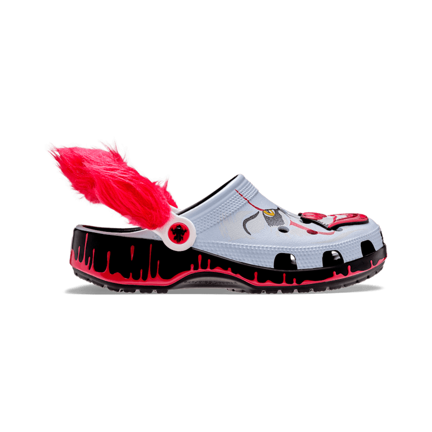Crocs It Pennywise Classic Clog Shoes Mens Size‎ 9 Multi Horror Movie 212351-90H IT Pennywise x Crocs Classic Clog ????????: White  main image 4